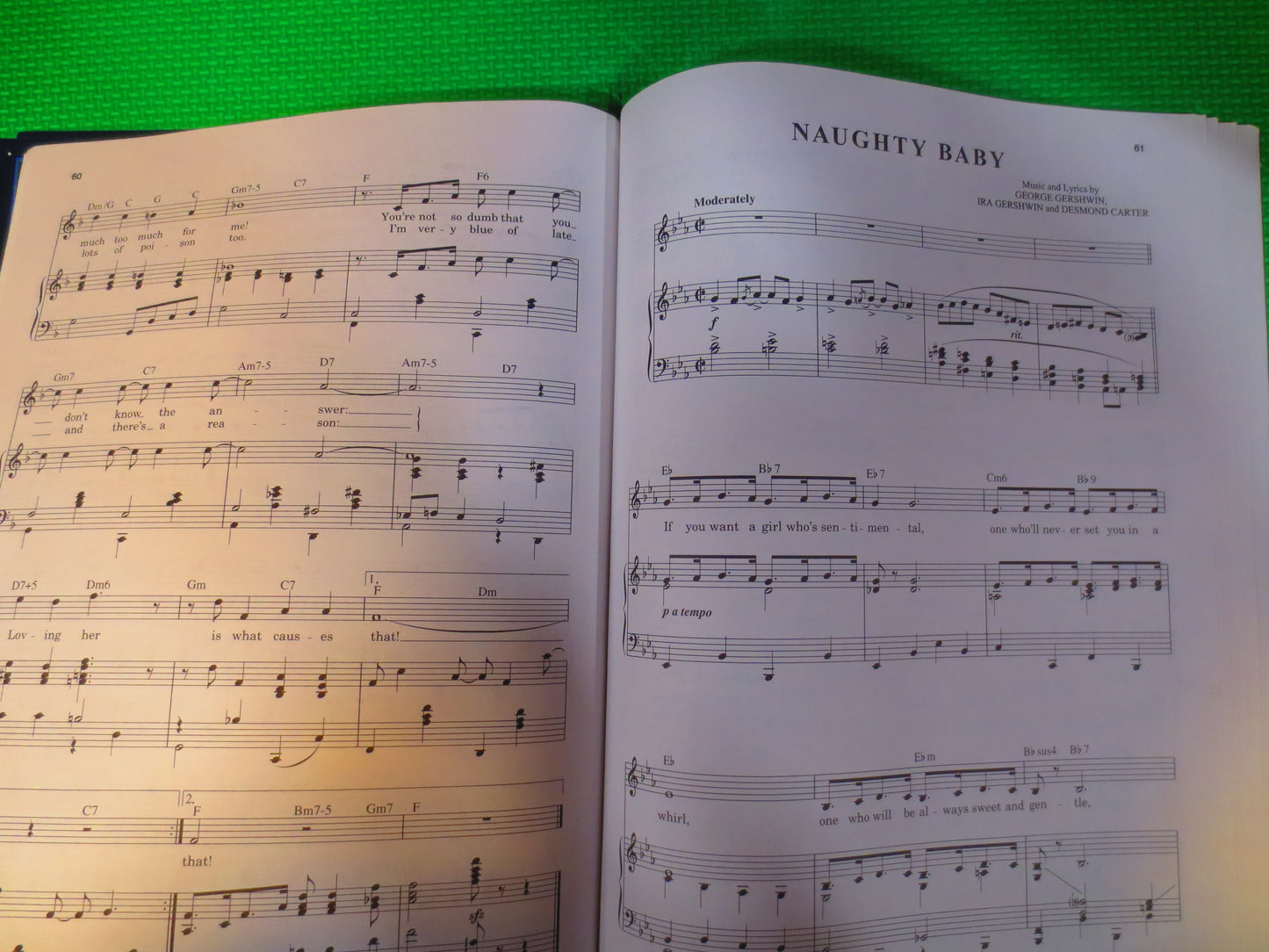 GERSHWIN Book, Vintage Sheet Music, Music Books, SHEET Music, George Gershwin, Sheet Music Books, Jazz, Vintage Music Book