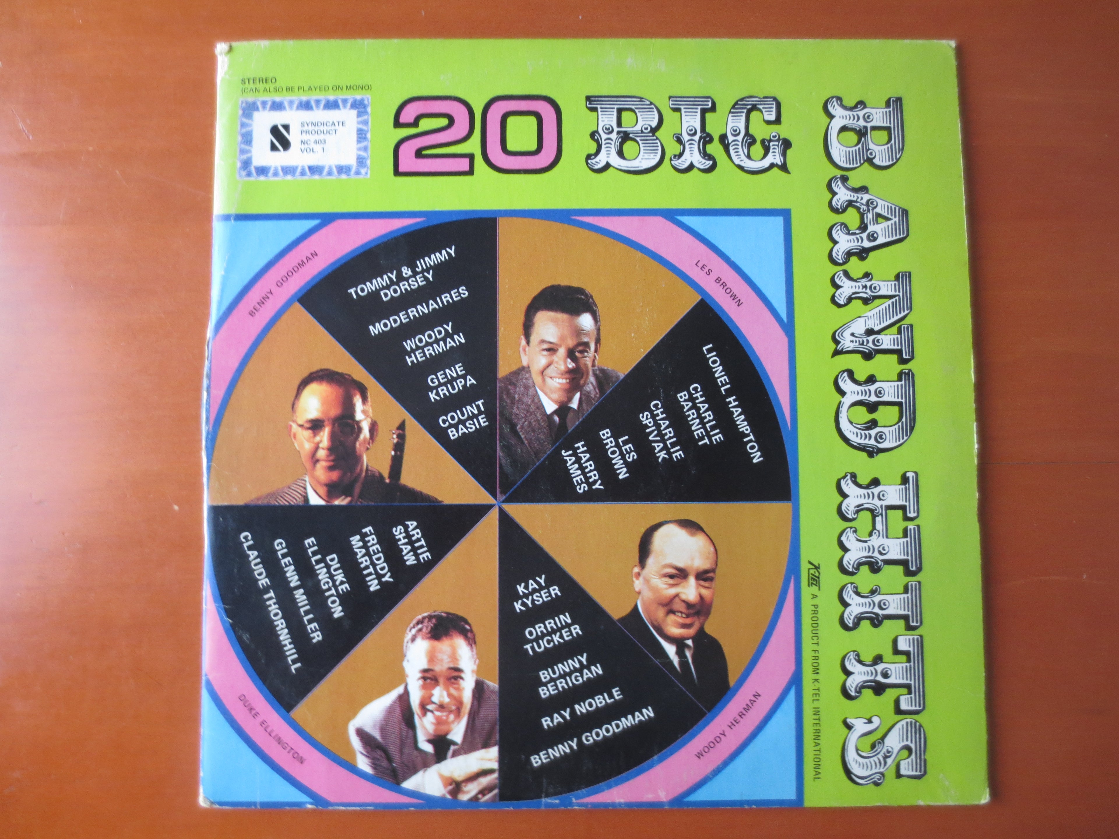 Various Artists – 20 Big Band Hits (1964) Vinyl LP
