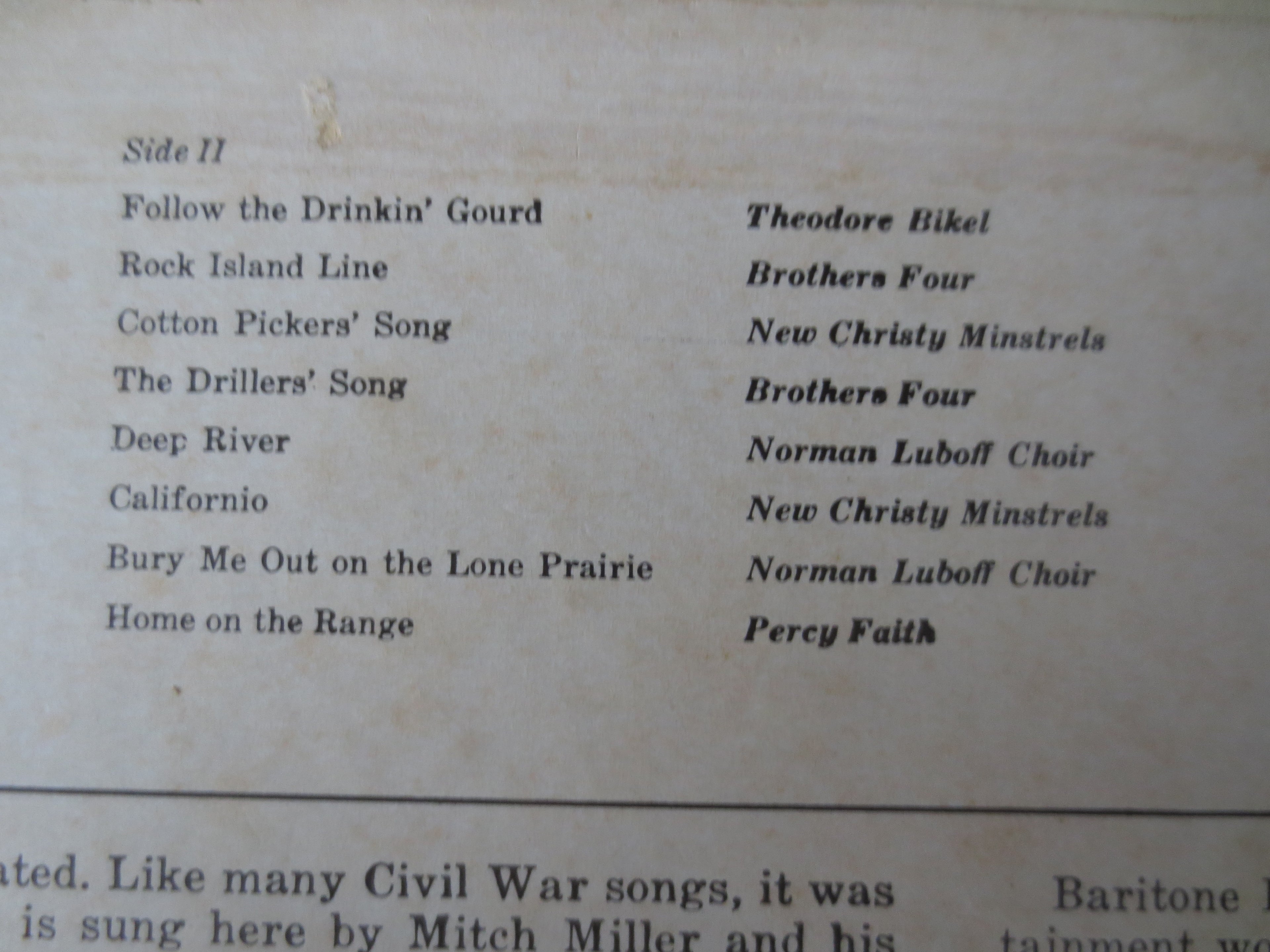 Various Artists – Great Songs of America (1967) [Vinyl LP]