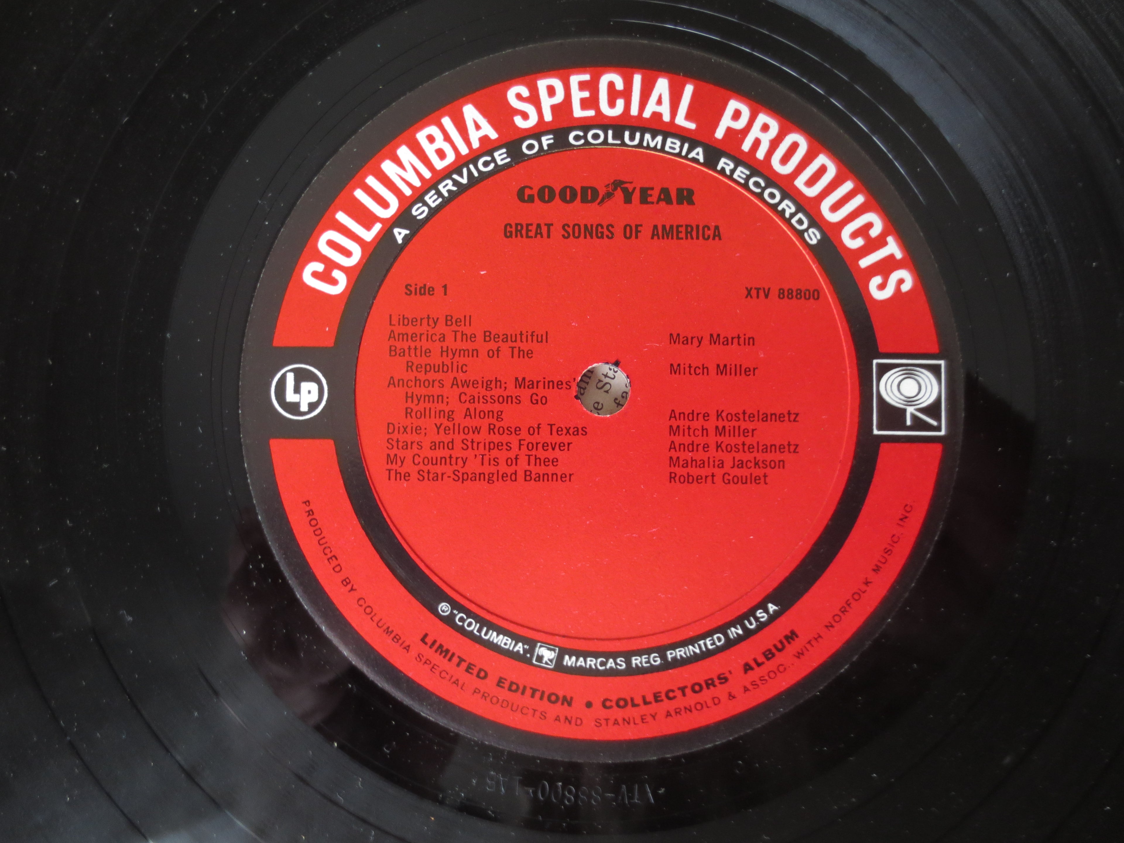 Various Artists – Great Songs of America (1967) [Vinyl LP]