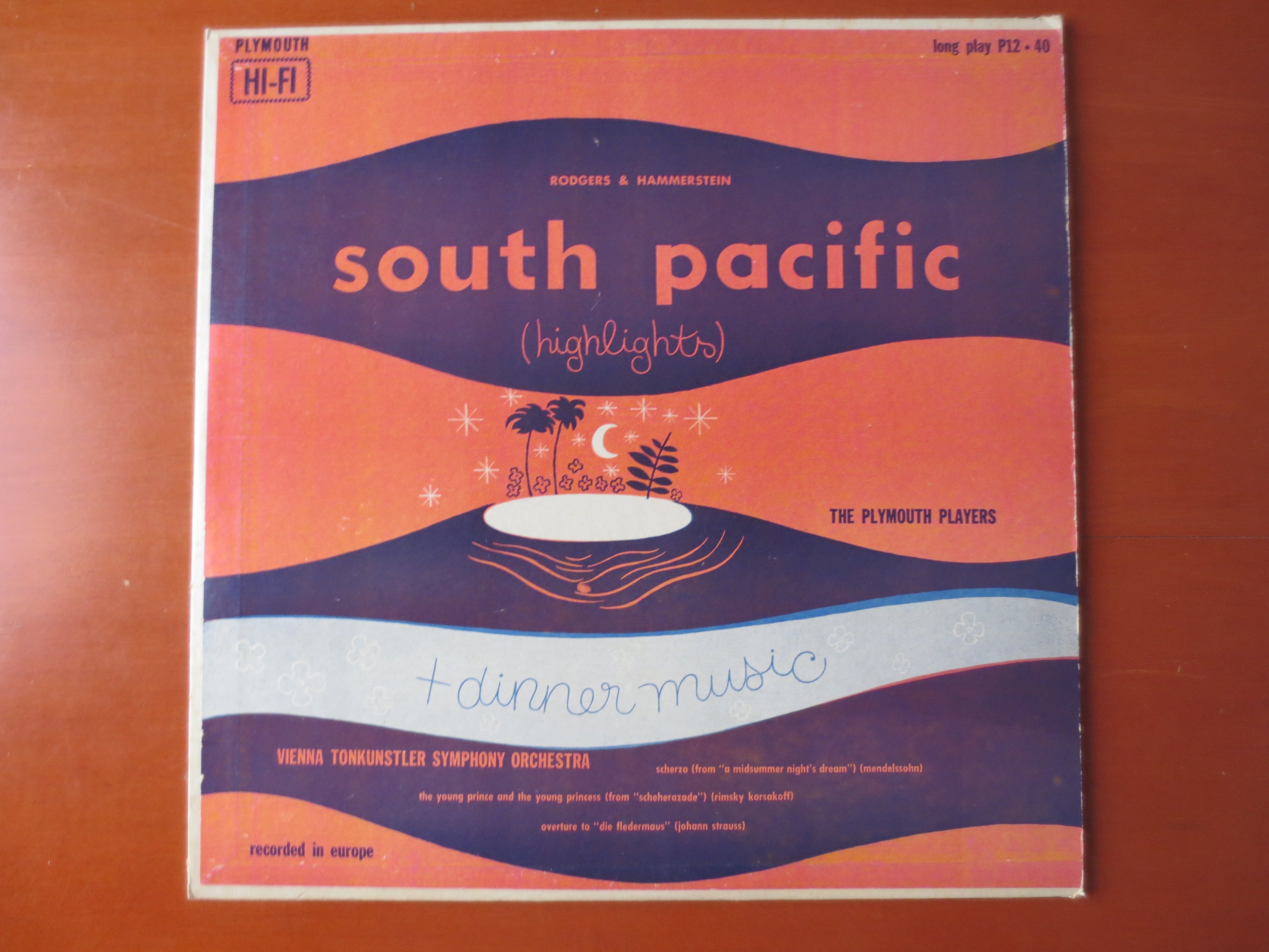 The Plymouth Players – South Pacific (1952) Vinyl LP