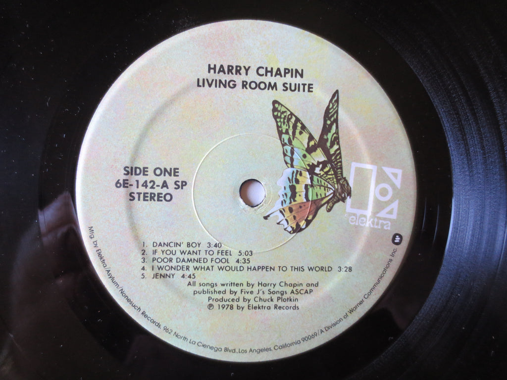 HARRY CHAPIN, Living Room Suite, Vintage Album, 1978 Record, Vinyl Lp