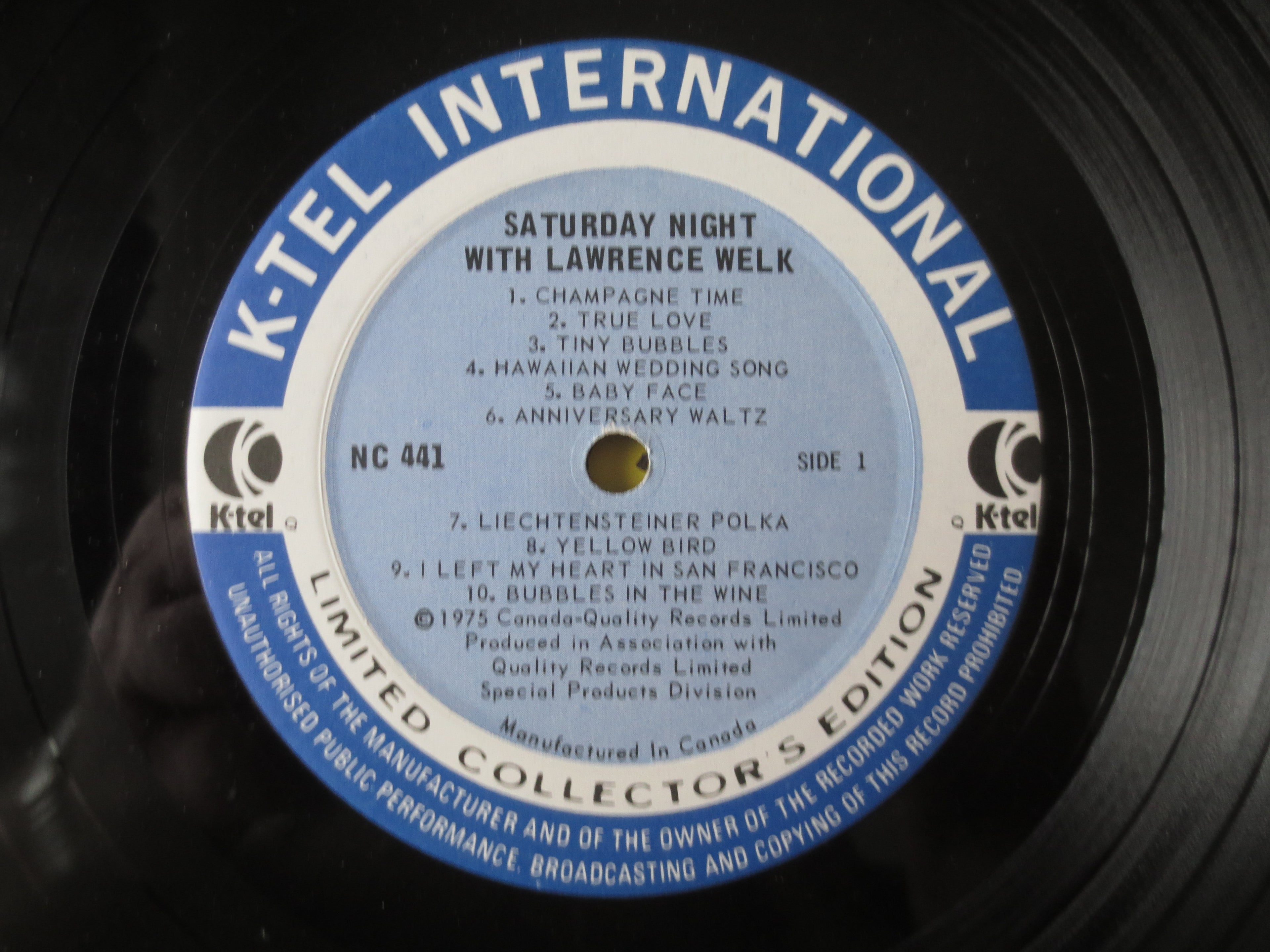 Lawrence Welk – Saturday Night (K-Tel, 1975) Vinyl LP
