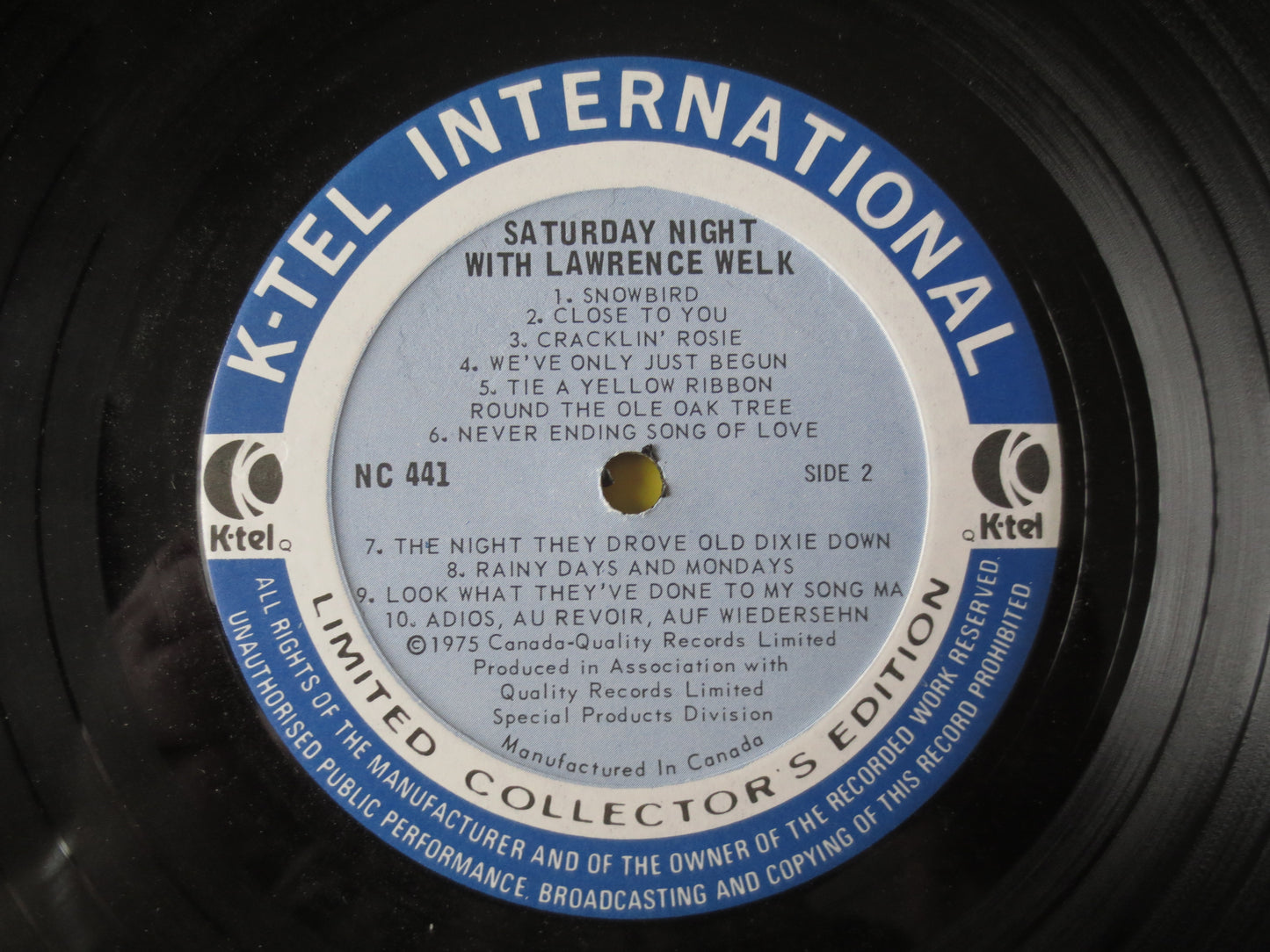 LAWRENCE WELK, K-Tel Album, K-Tel Vinyl, K-Tel Lp, Big Band Record, Vinyl, Vintage Vinyl, 1975 Records