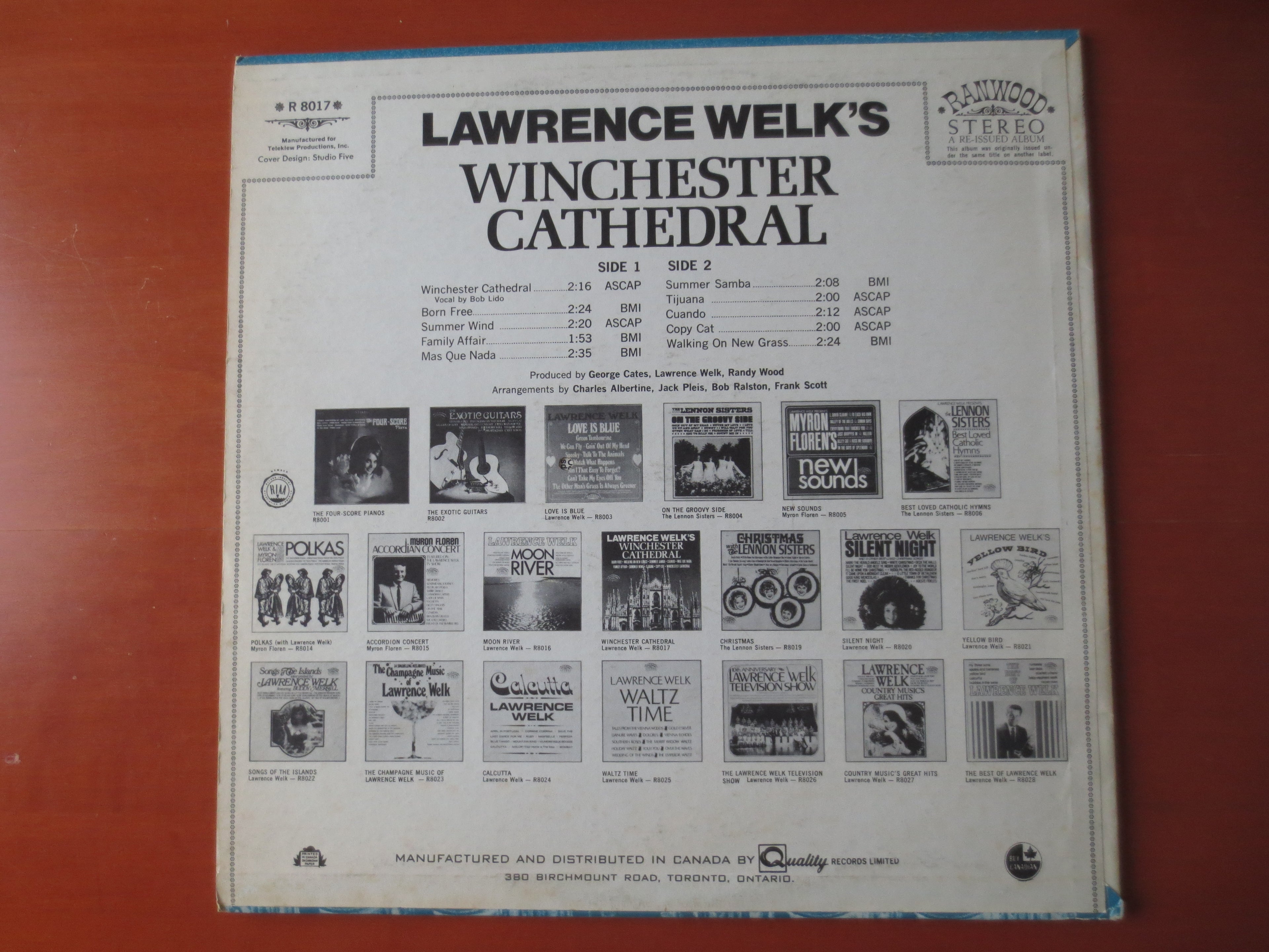 Lawrence Welk – Winchester Cathedral (1966) Vinyl LP