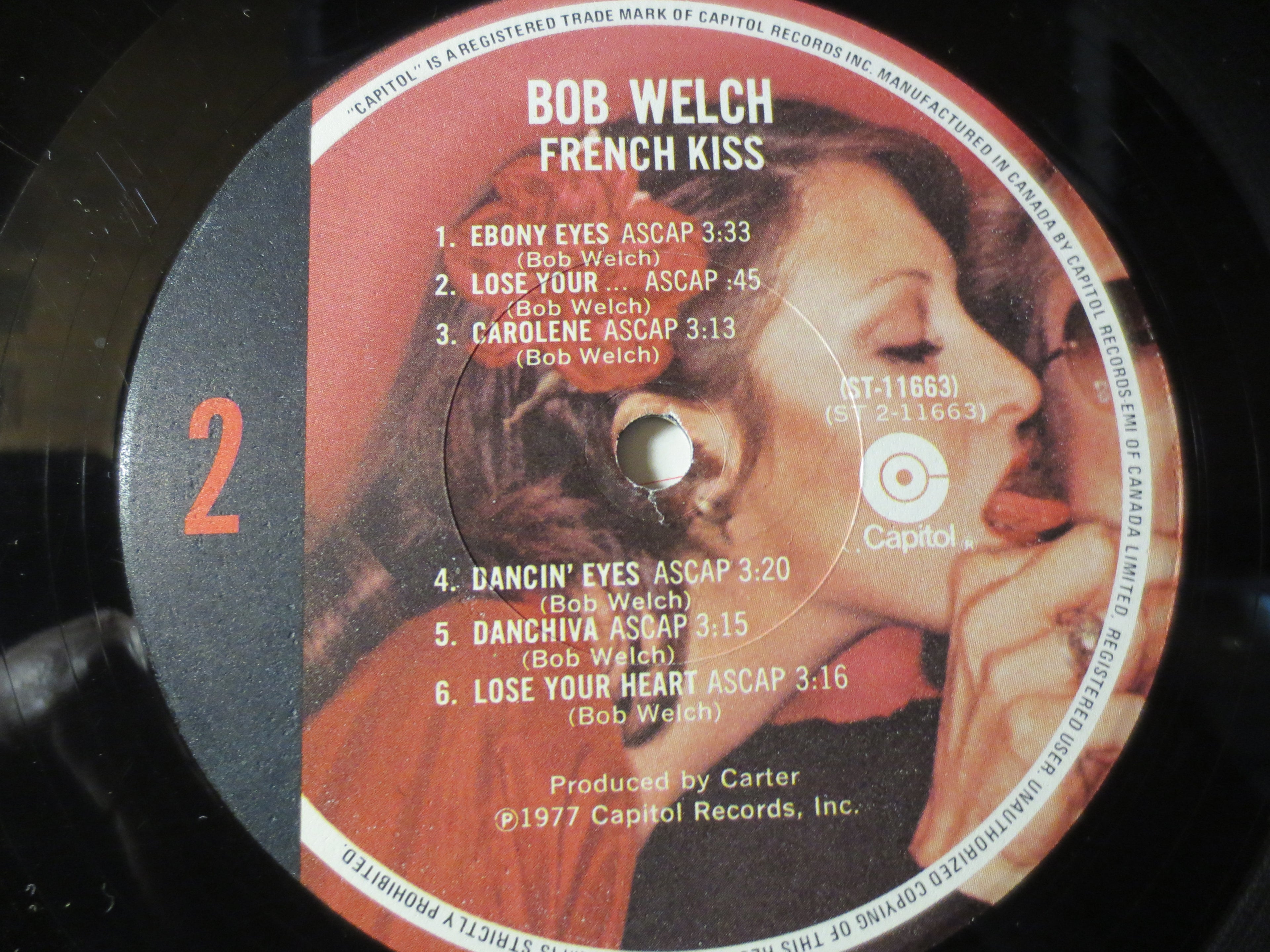 Bob Welch – French Kiss (1977) Vinyl LP