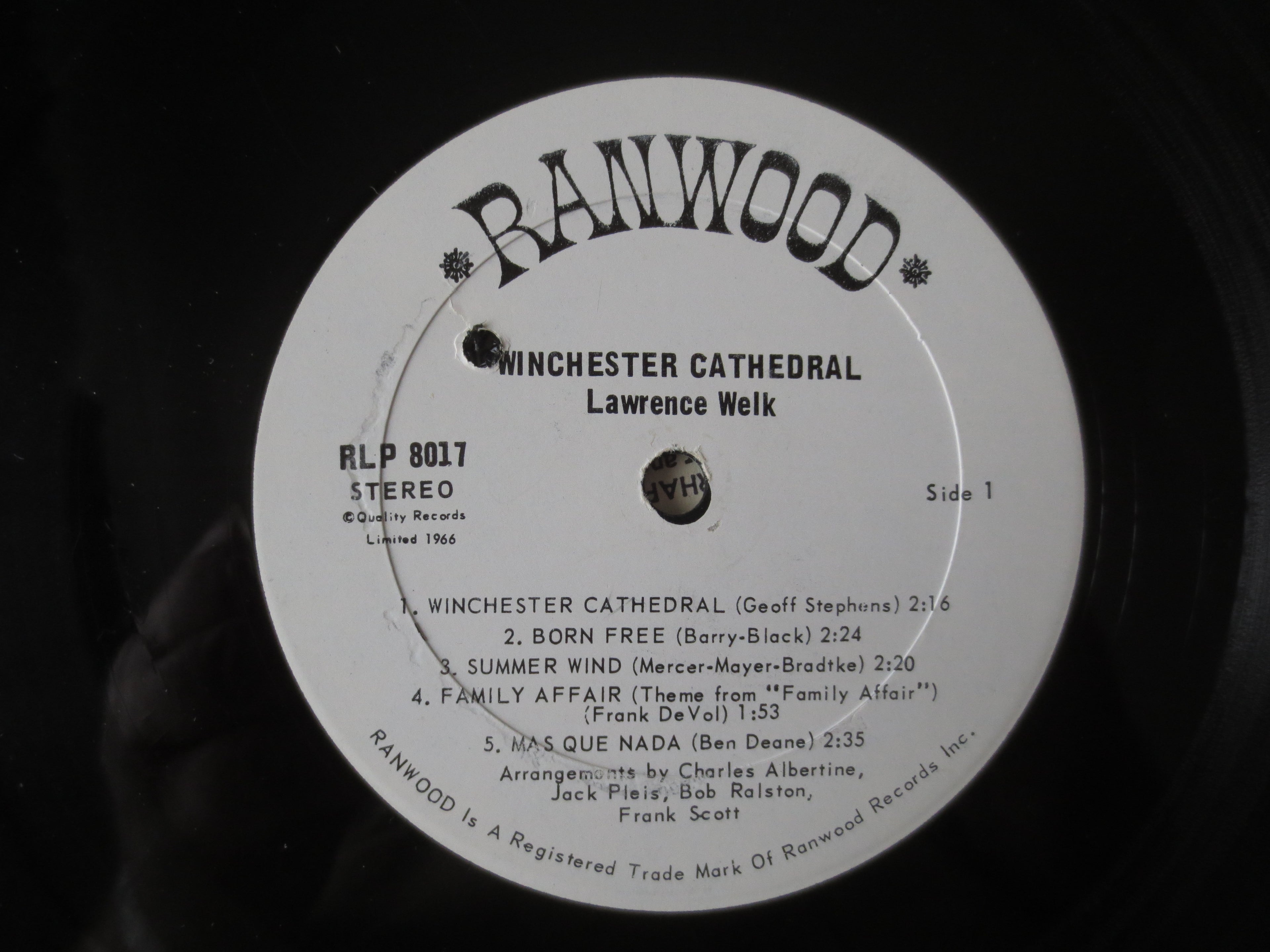 Lawrence Welk – Winchester Cathedral (1966) Vinyl LP