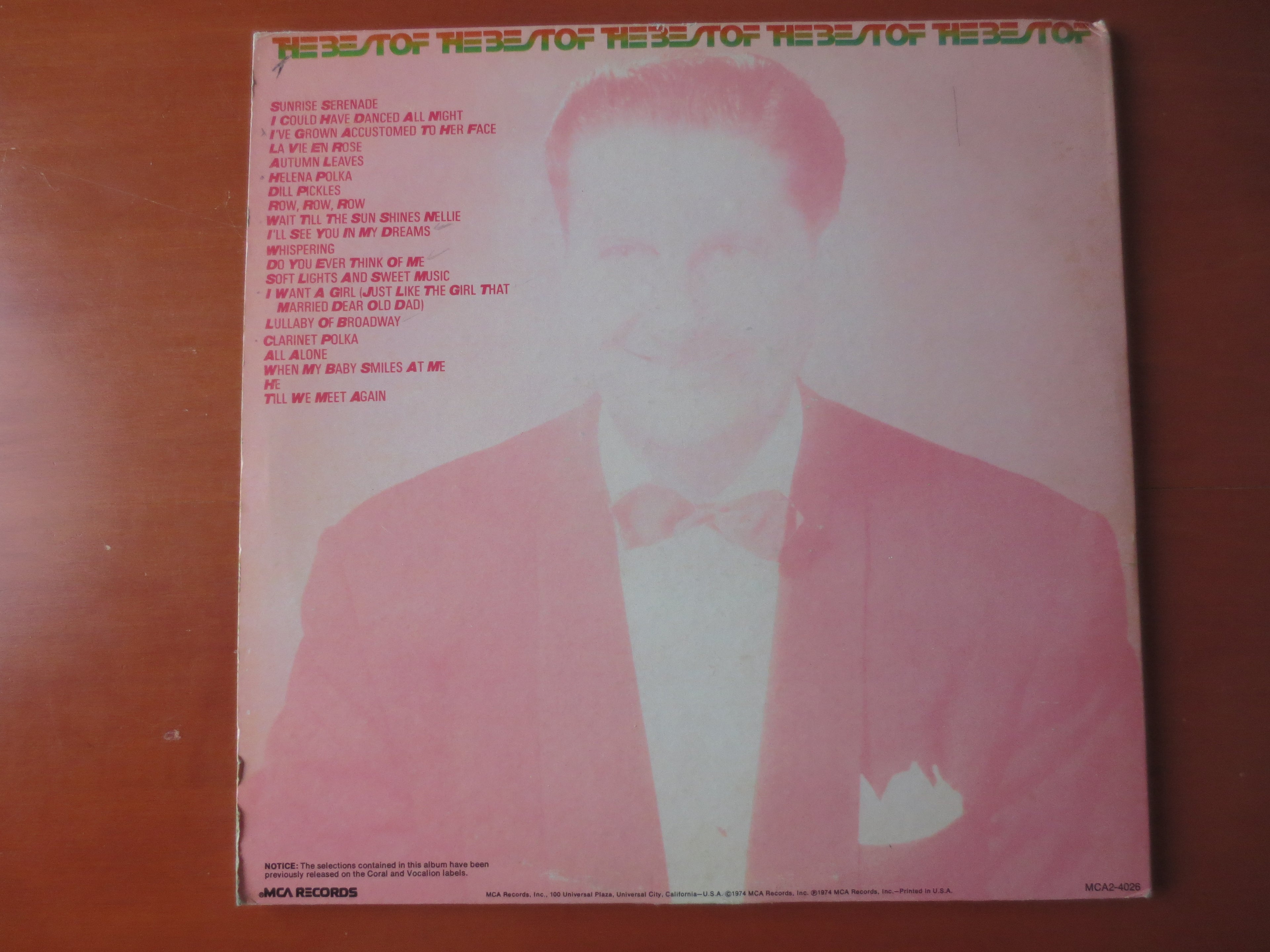 Lawrence Welk – The Best of Lawrence Welk Volume 2 (1974) Vinyl 2xLP