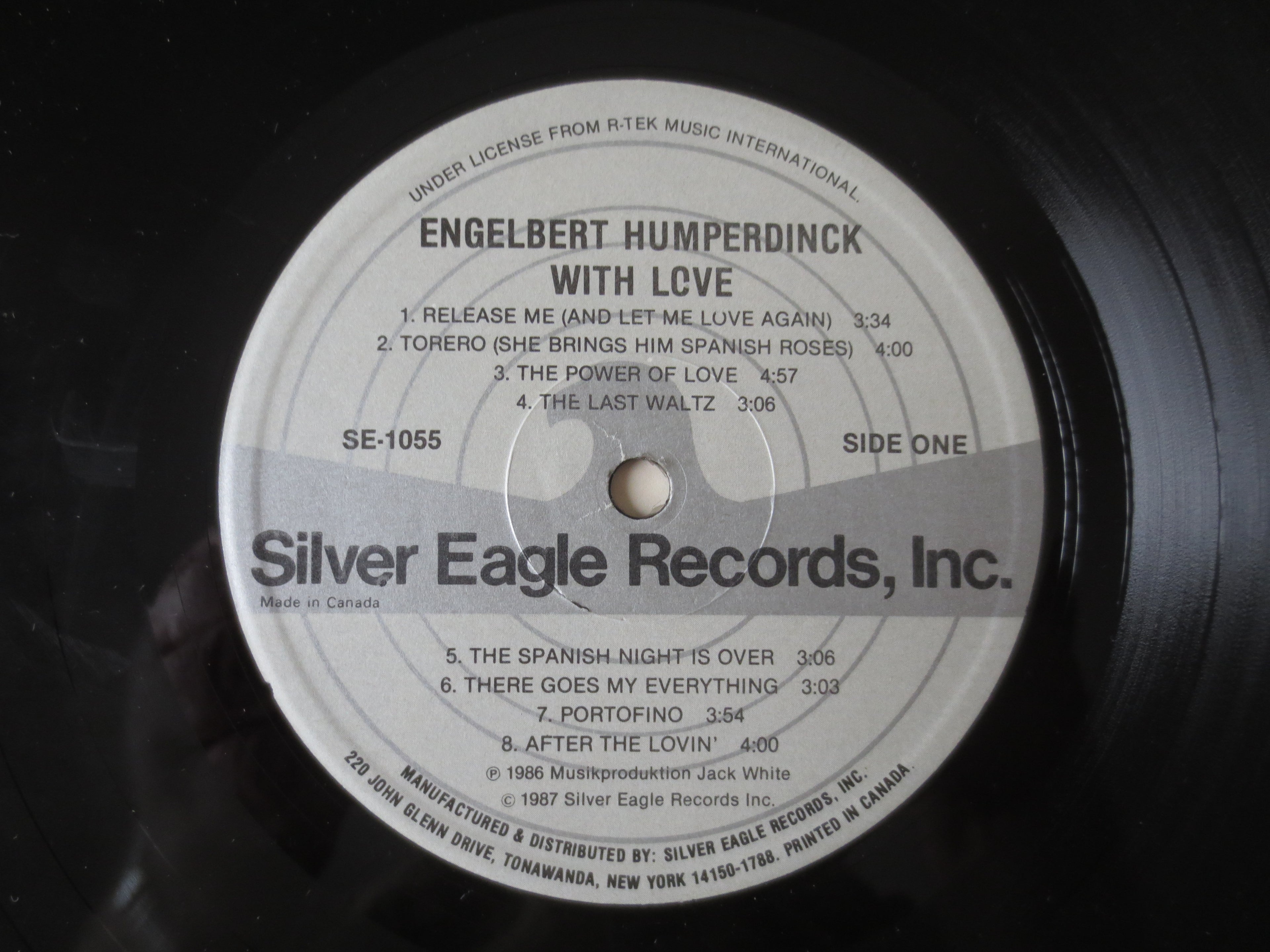 Engelbert Humperdinck – With Love (1986) Vinyl LP