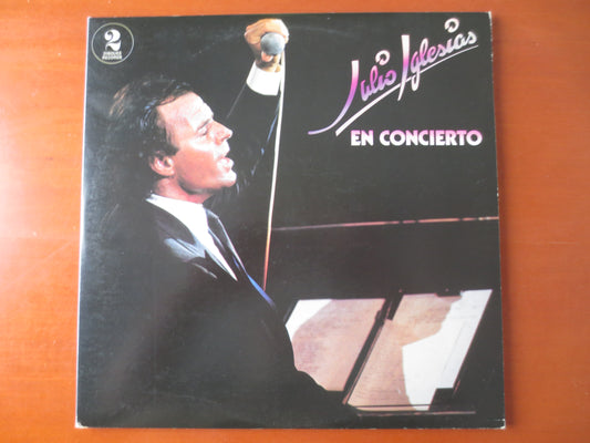 JULIO IGLESIAS, En CONCIERTO, Pop Music Record, Julio Iglesias Music, Julio Iglesias Album, Vinyl Record, Lp, 1983 Records