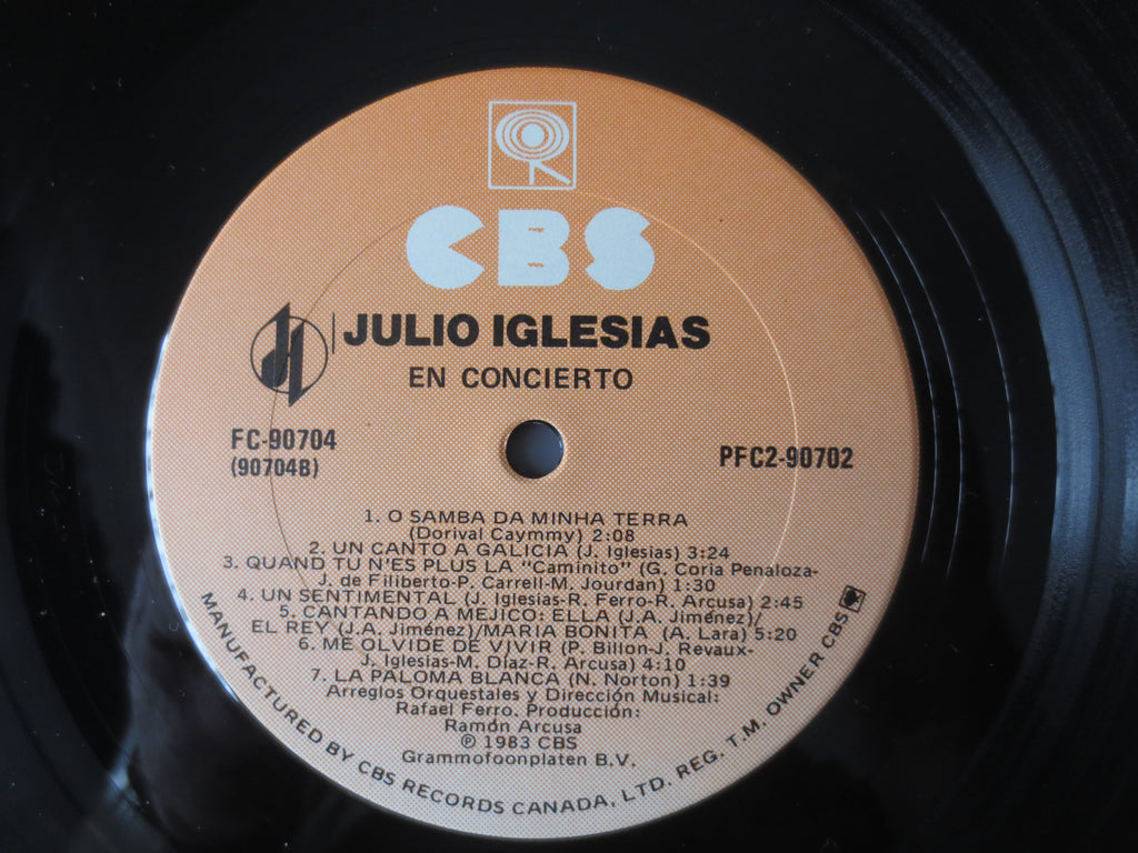 Julio Iglesias – En Concierto (1983) Double Vinyl LP