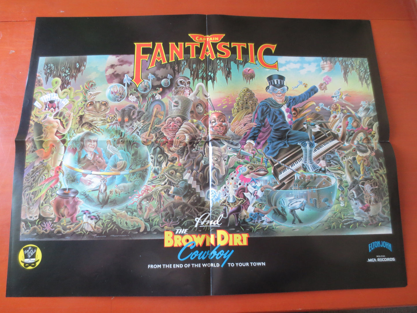 ELTON JOHN, Captain FANTASTIC, Vintage Vinyl, Record Vinyl, Records, Vinyl Records, Vinyl, Pop Records, lps, 1975 Records