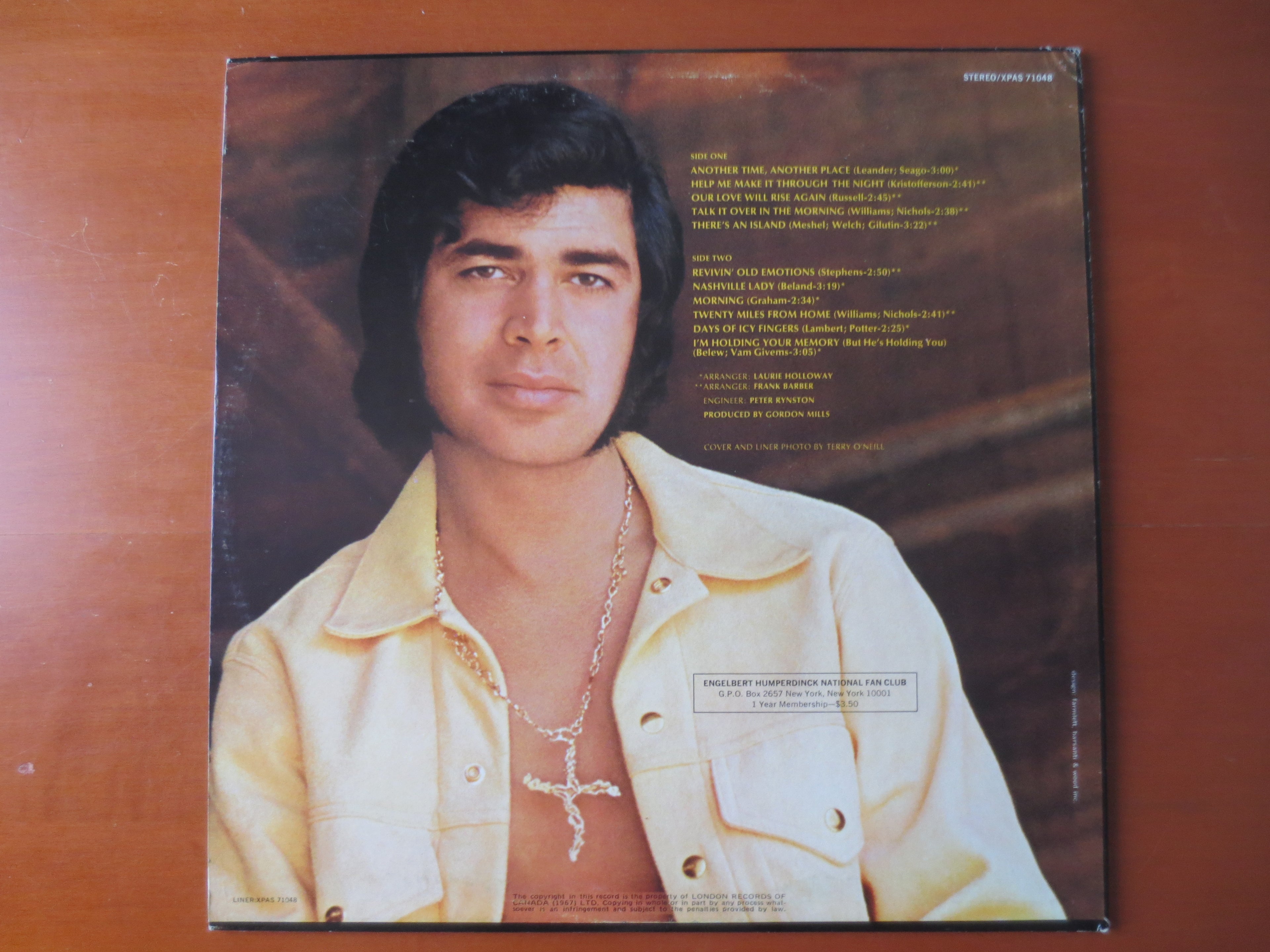 Engelbert Humperdinck – Another Time, Another Place (1967) Vinyl LP
