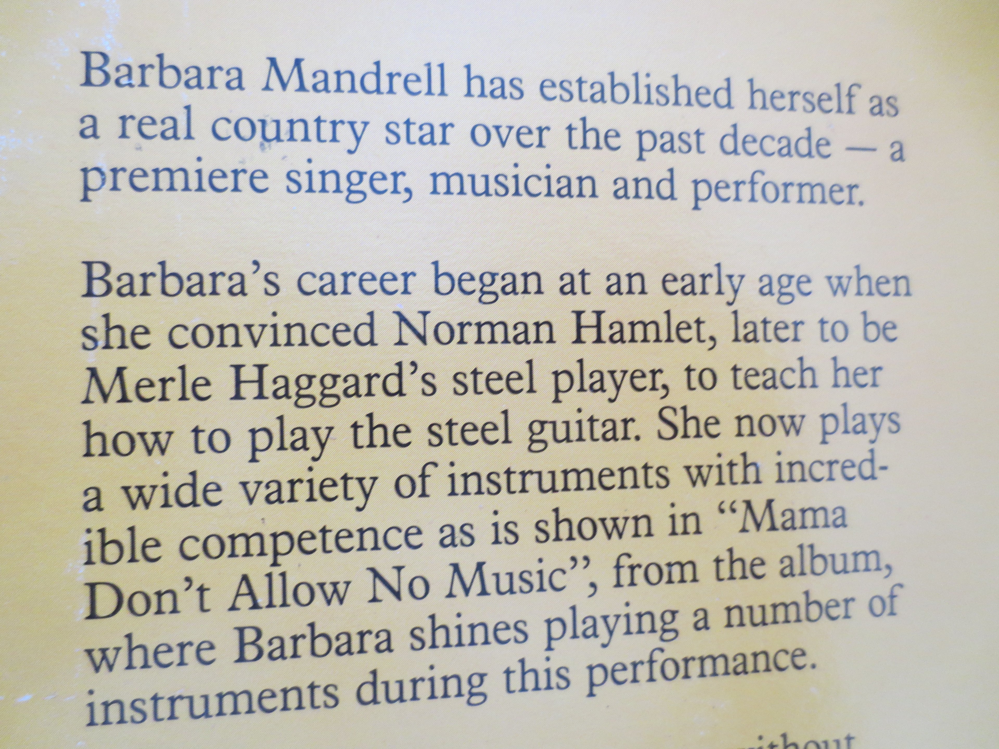 Barbara Mandrell – Golden Treasures (1977) Vinyl LP