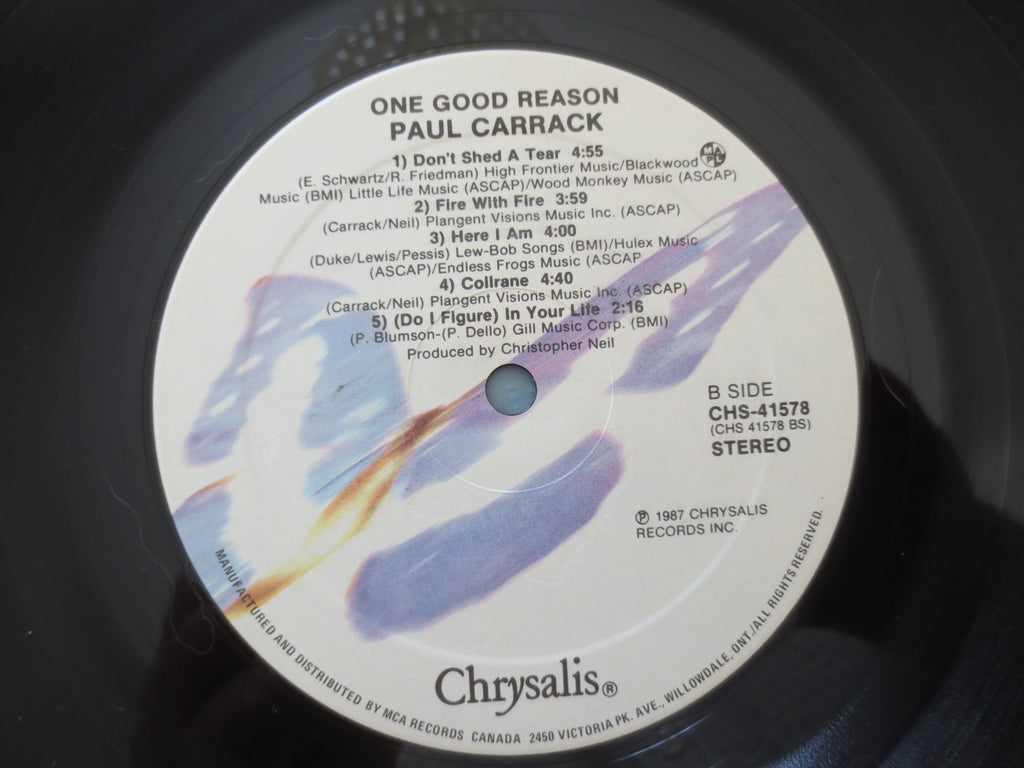 Paul Carrack – One Good Reason (1987) Vinyl LP