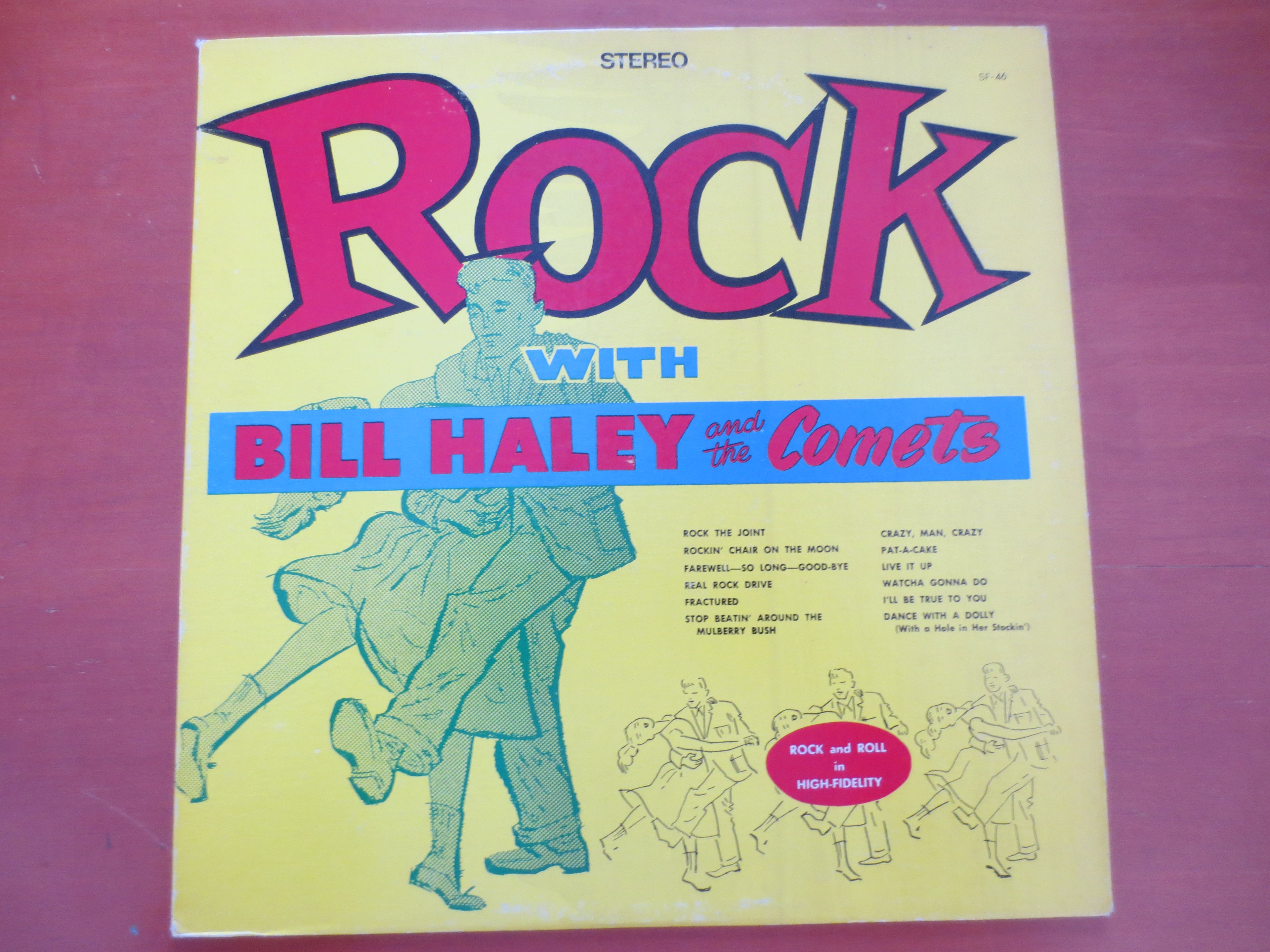 BILL HALEY & The Comets, Rock With, Vintage Album, 1957 Record, Vinyl LP