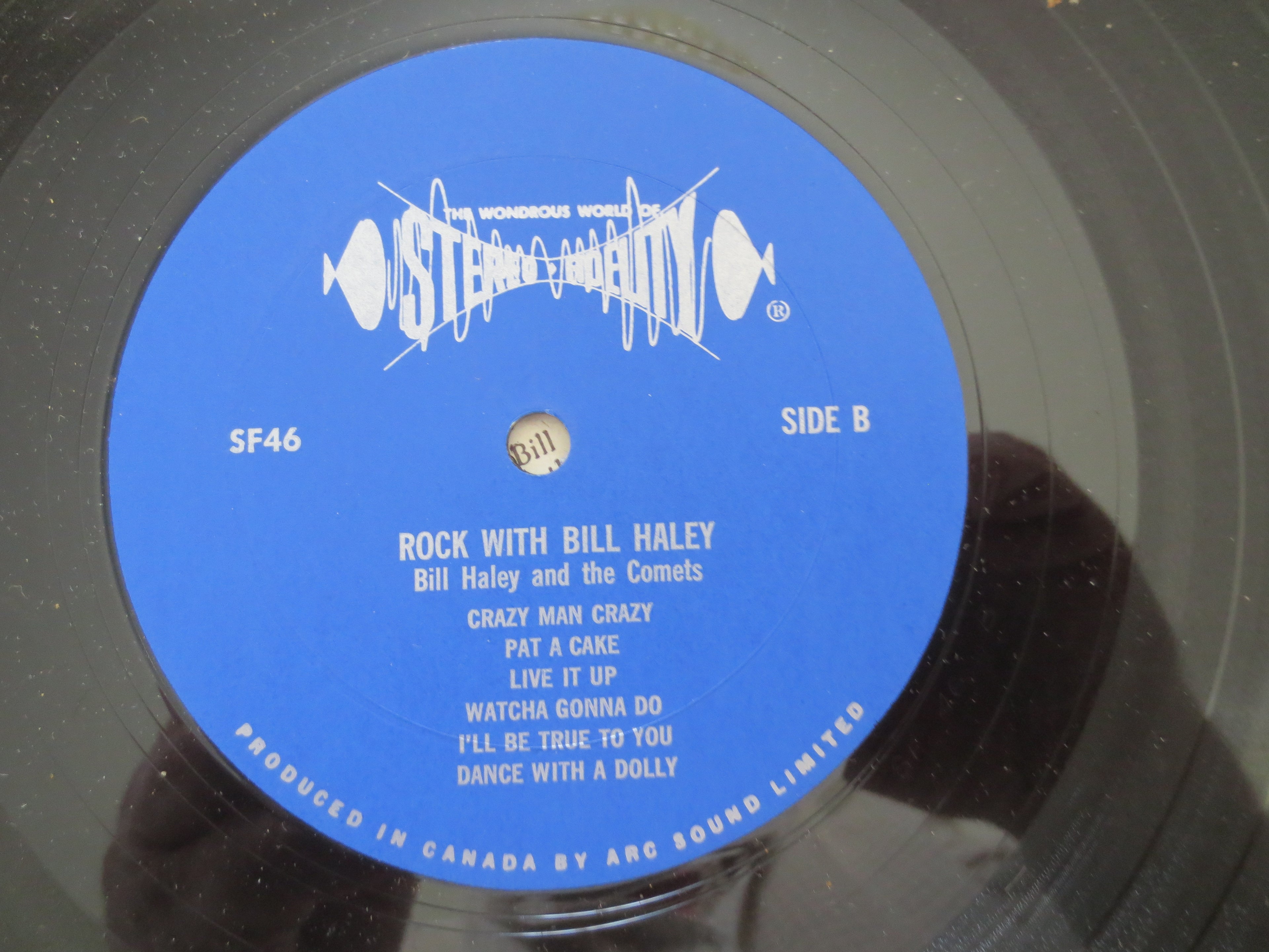 BILL HALEY & The Comets, Rock With, Vintage Album, 1957 Record, Vinyl LP