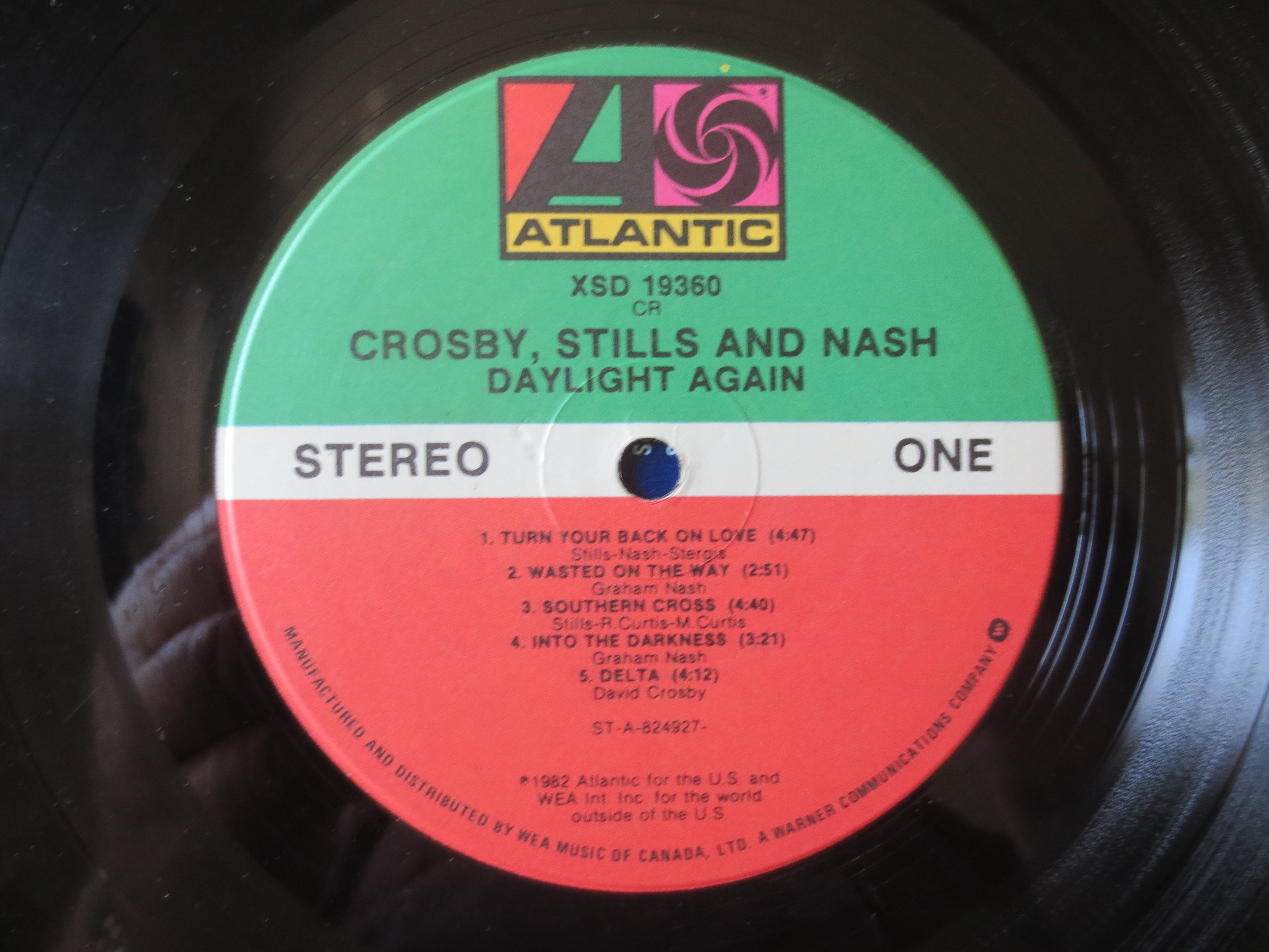 CROSBY STILLS & NASH, Daylight Again, Vintage Album, 1982 Record, Vinyl Lp