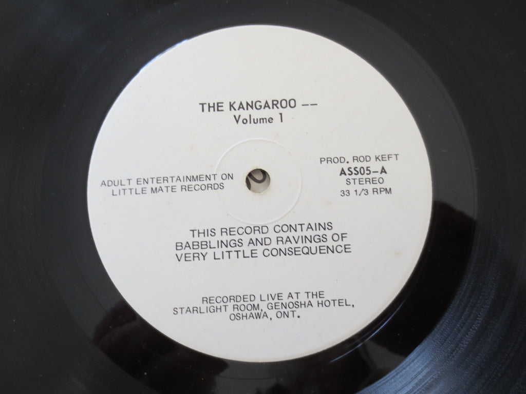 The KANGAROO, Restricted Adult Humor, Vintage Comedy Album, 1970 Record, Vinyl Lp