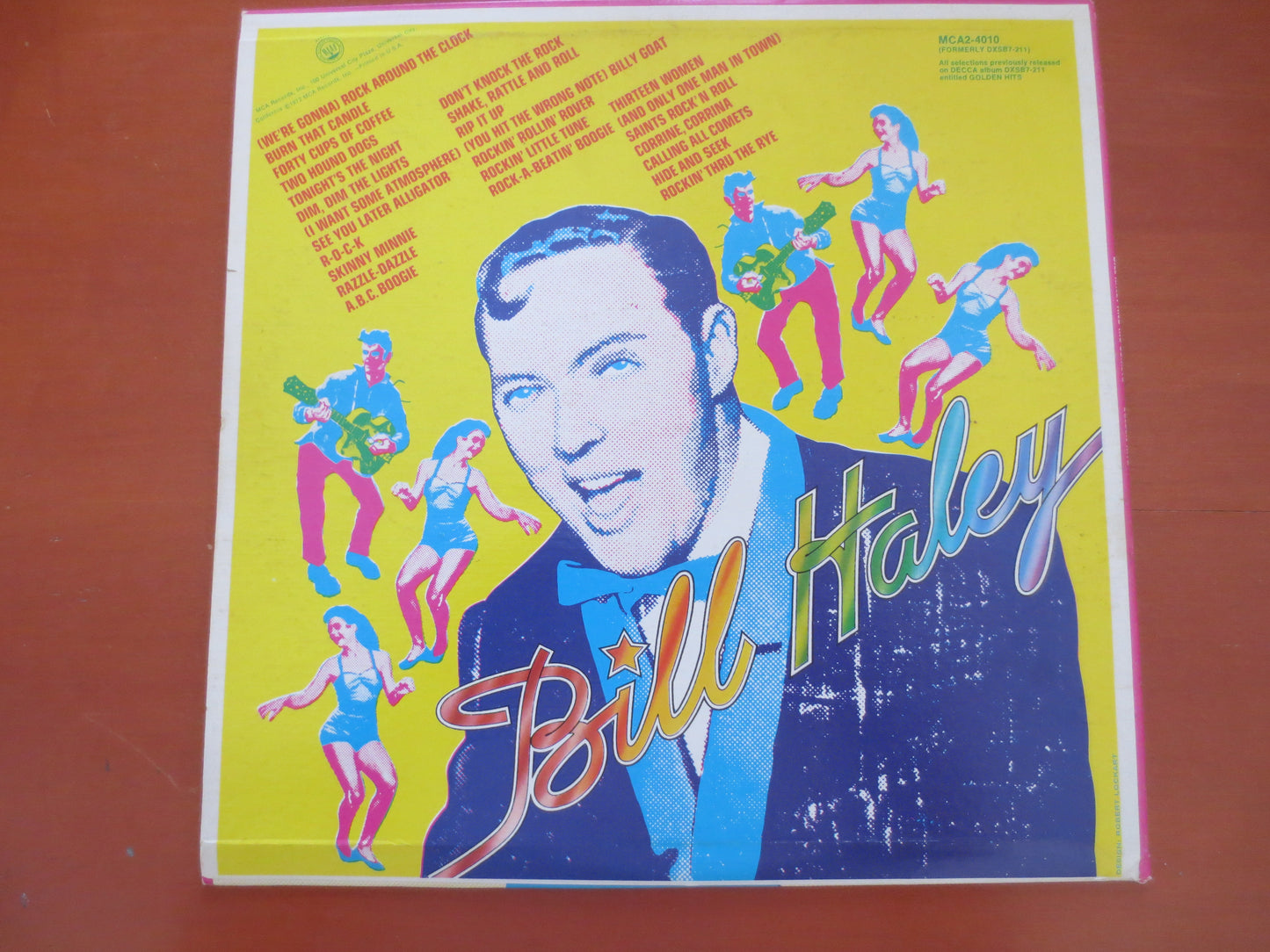 BILL HALEY, and the COMETS, Golden Hits, 2 Records, Rock and Roll, Bill Haley Record, Bill Haley Lp, Rock Lp, 1972 Records