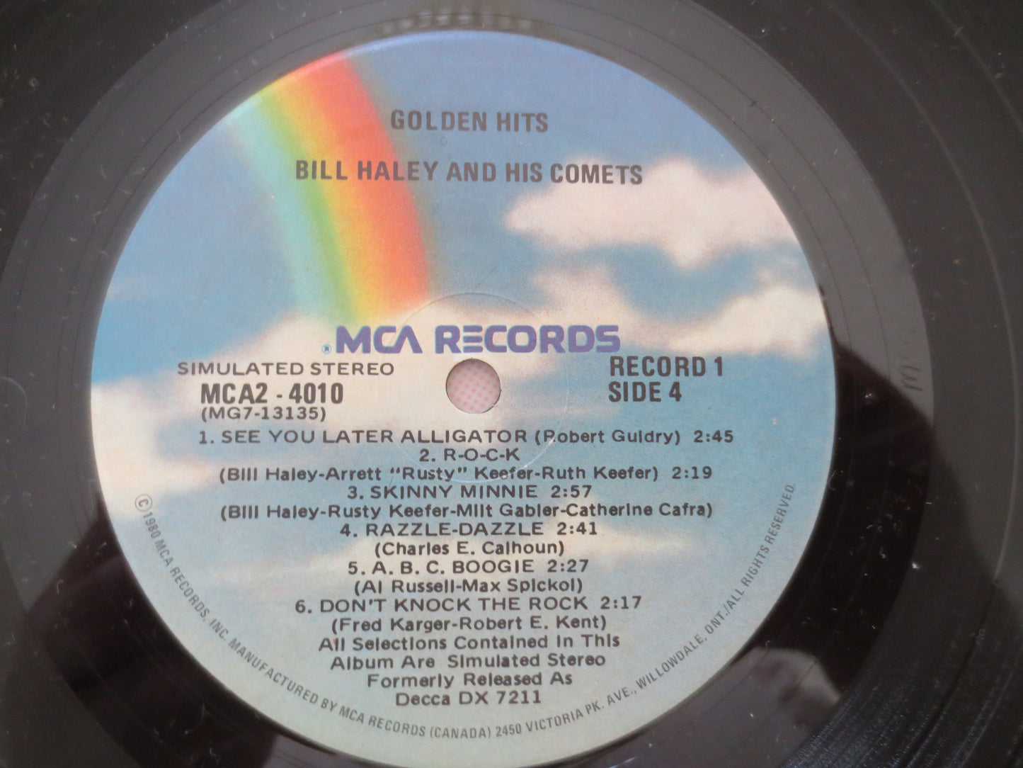 BILL HALEY, and the COMETS, Golden Hits, 2 Records, Rock and Roll, Bill Haley Record, Bill Haley Lp, Rock Lp, 1972 Records