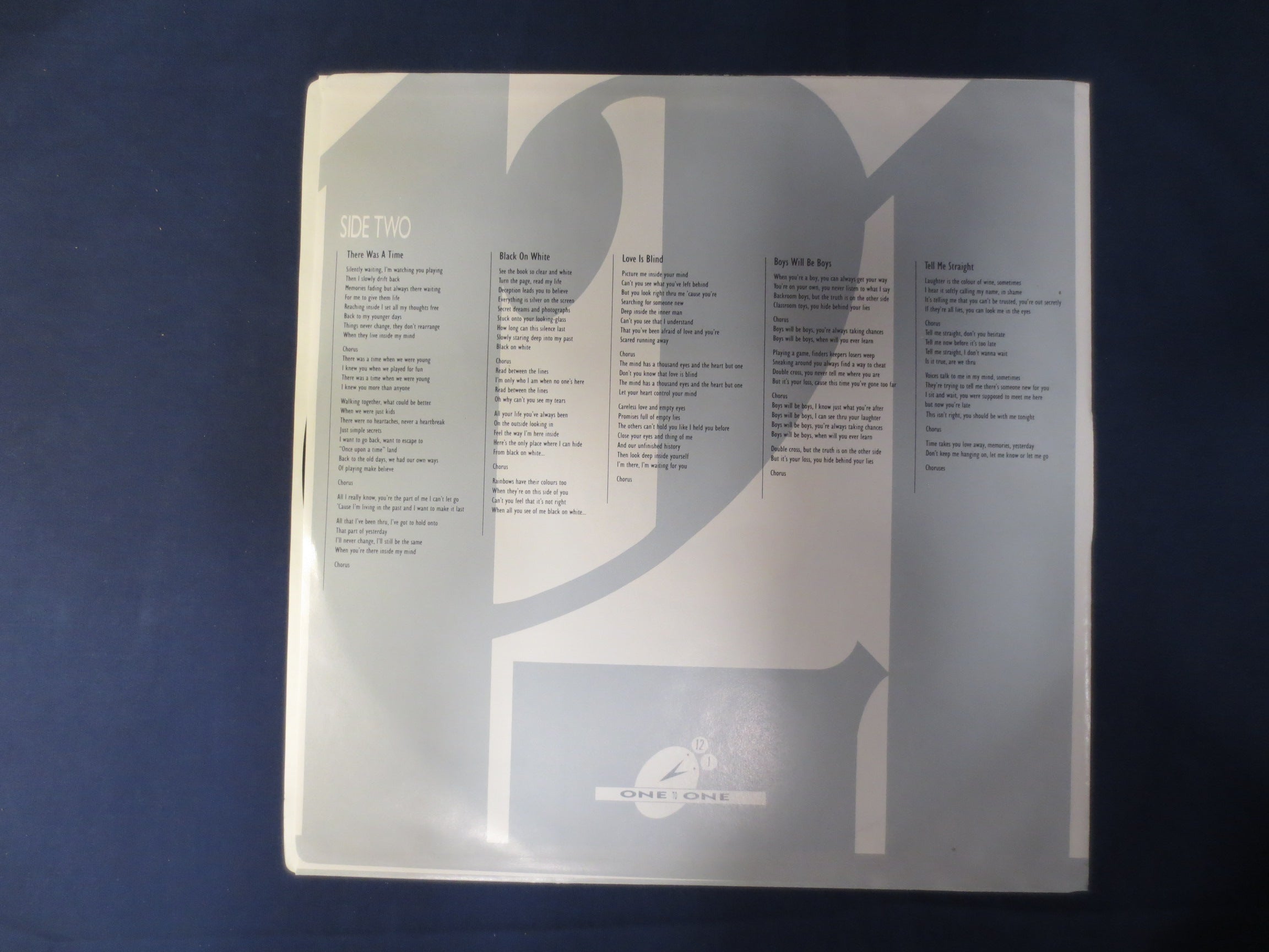 One to One – Forward Your Emotions (1985) Vinyl LP