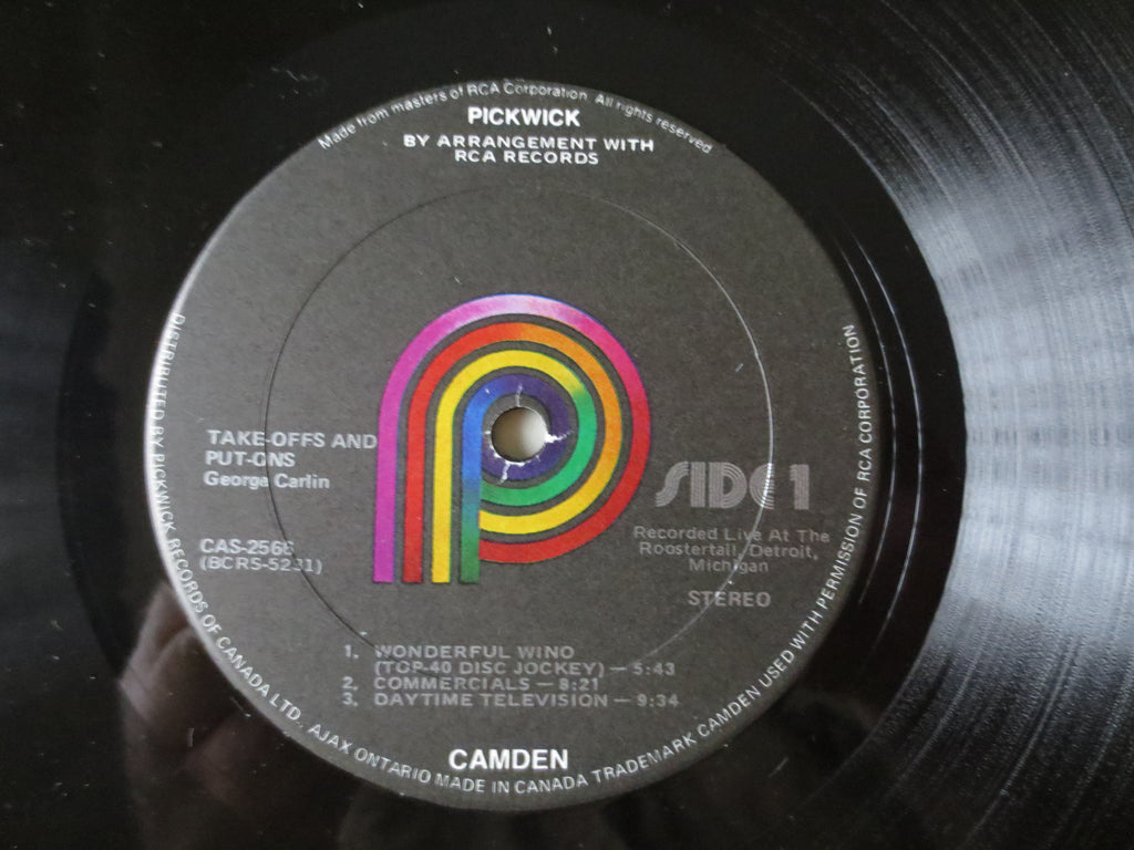 George Carlin – Take-Offs and Put-Ons (1972) Vinyl LP