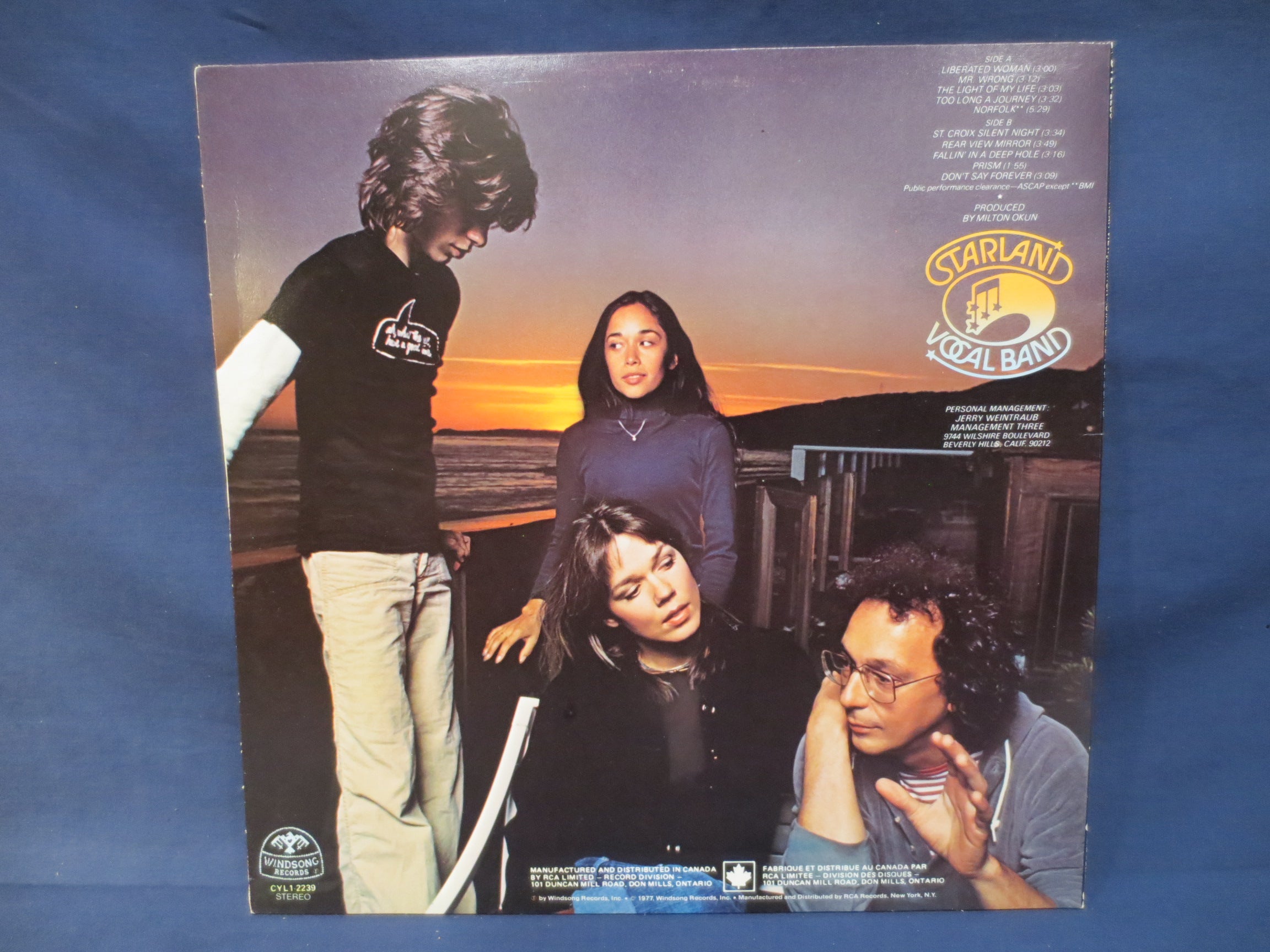 Starland Vocal Band – Rear View Mirror (1977) Vinyl LP