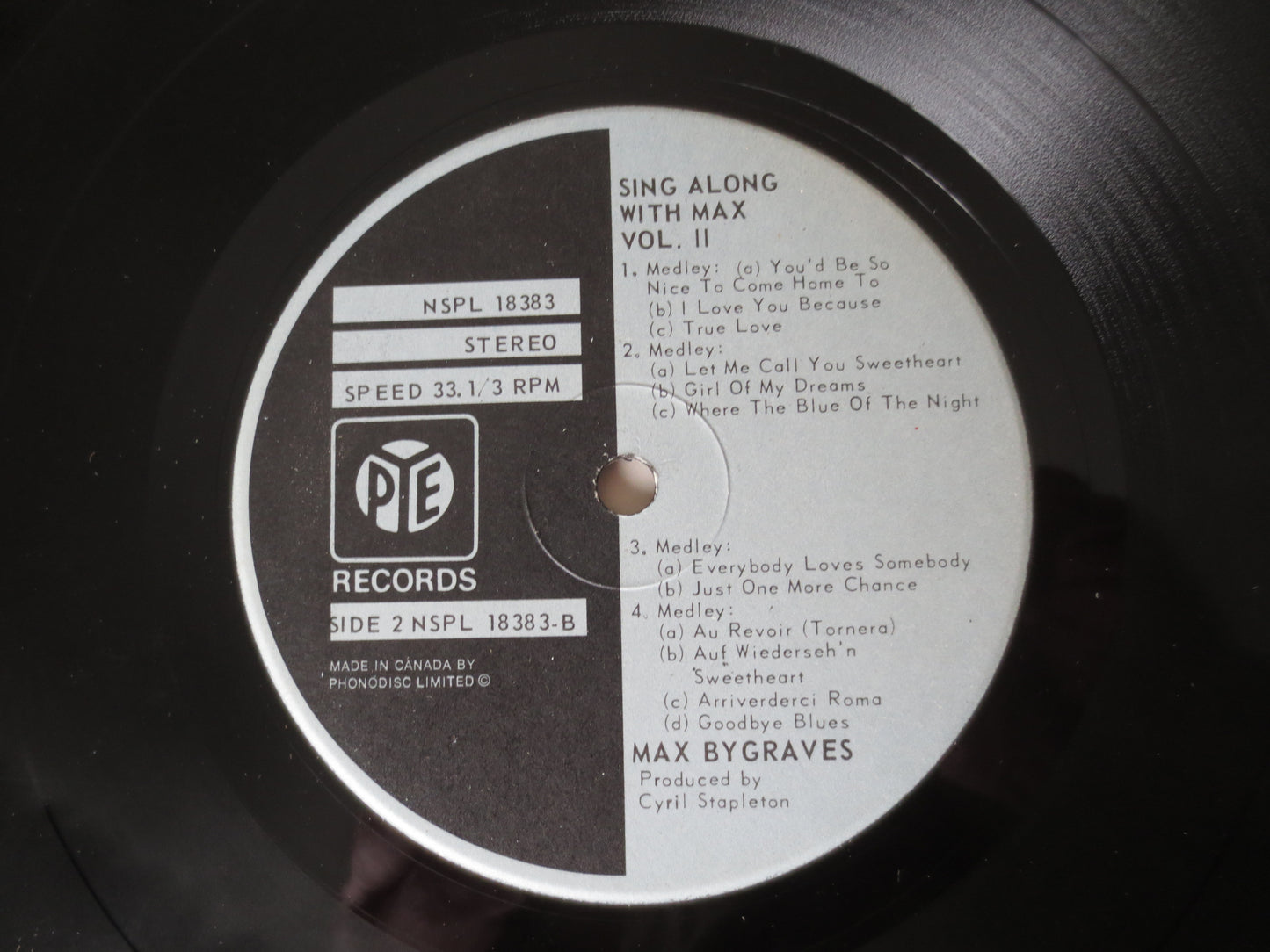 MAX BYGRAVES, SING Along Records, Max Bygraves Records, Max Bygraves Albums, Ragtime Records, Honky Tonk Album, 1972 Record