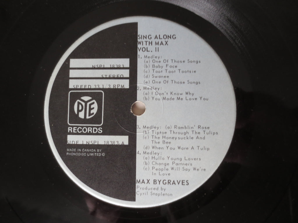 Max Bygraves – Sing Along With Max Vol. 2 (1972) Vinyl LP