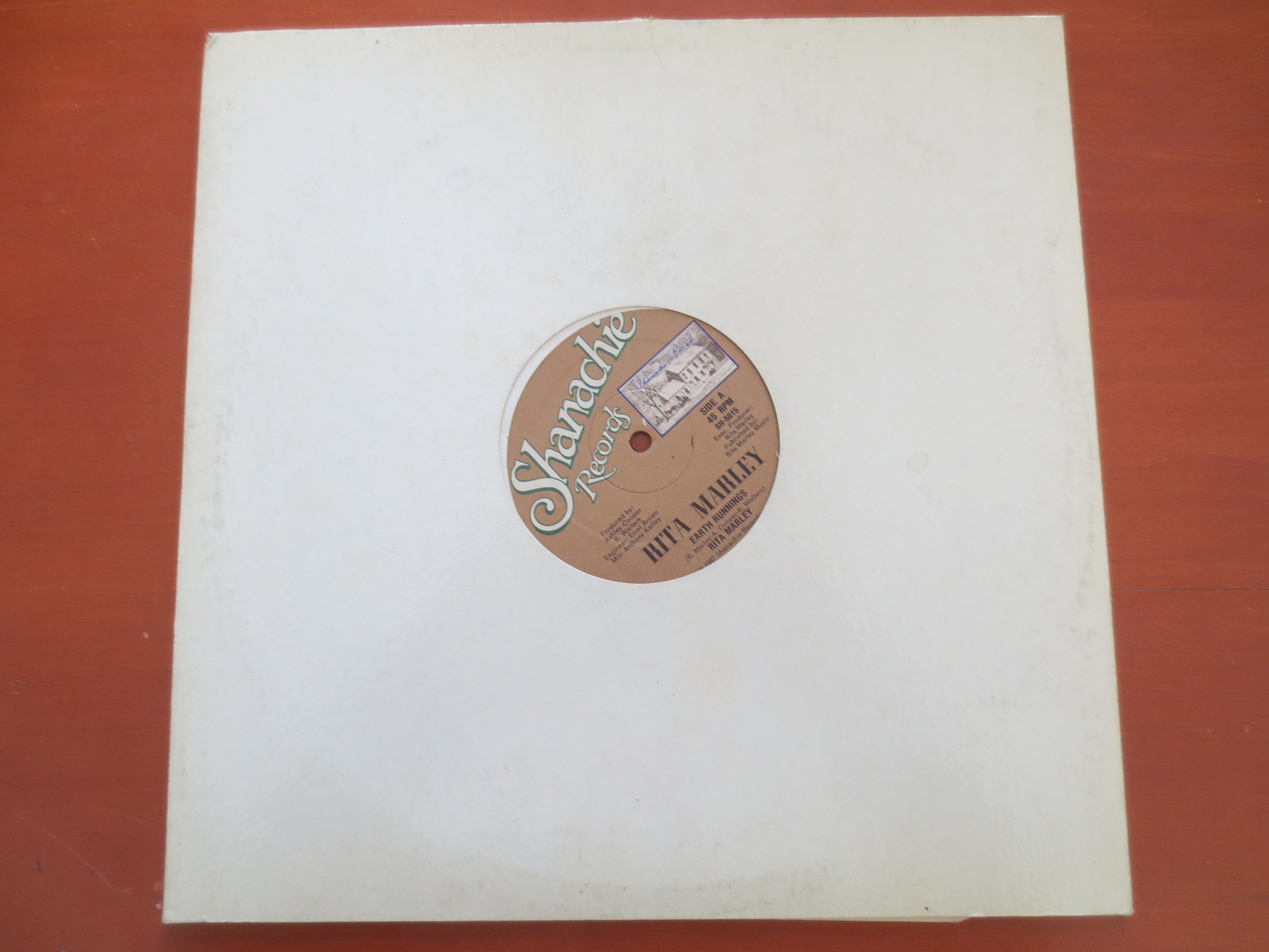 RITA MARLEY, EARTH Runnings, Reggae, 1987 Record, Vinyl Ep