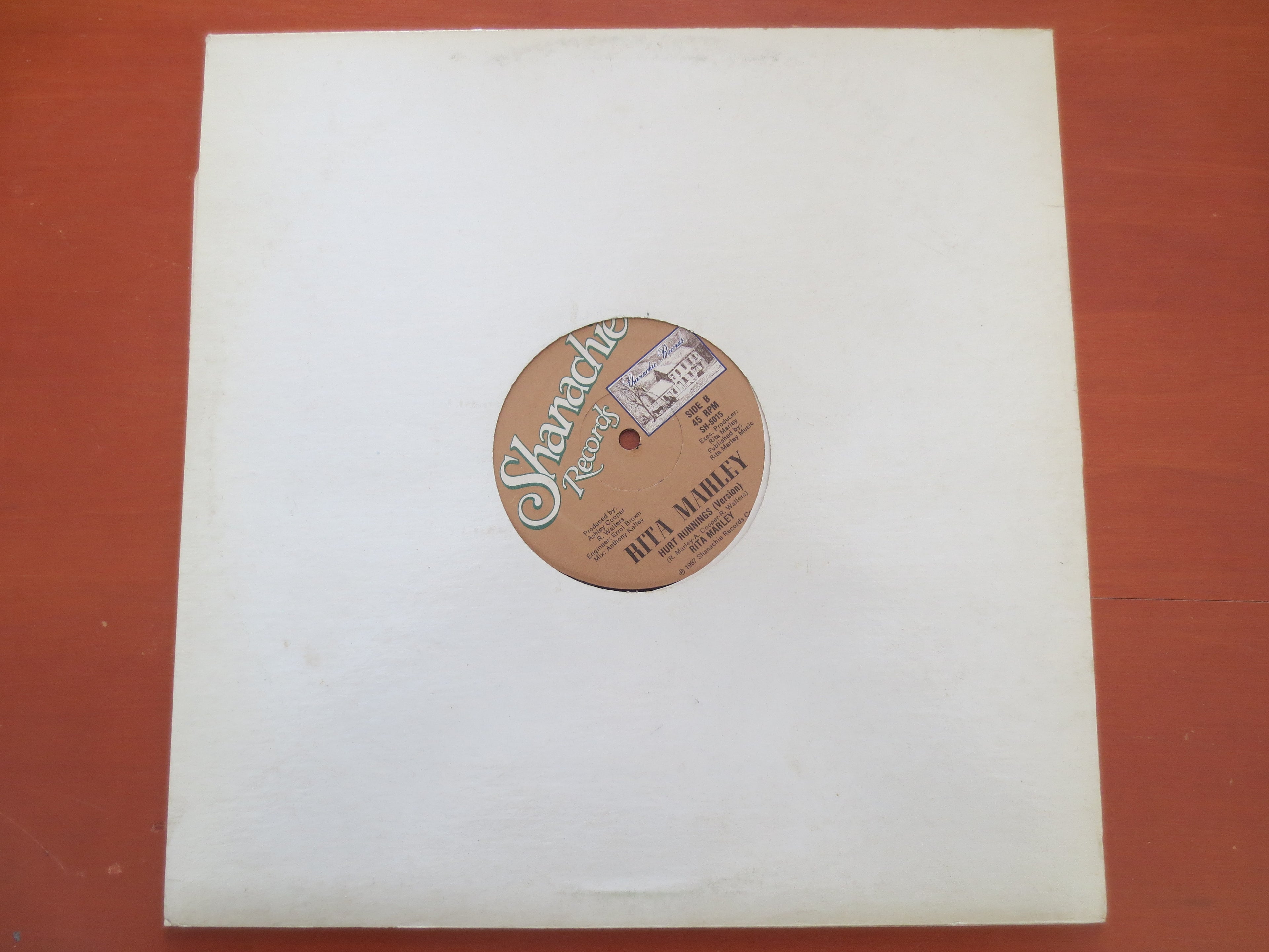 RITA MARLEY, EARTH Runnings, Reggae, 1987 Record, Vinyl Ep