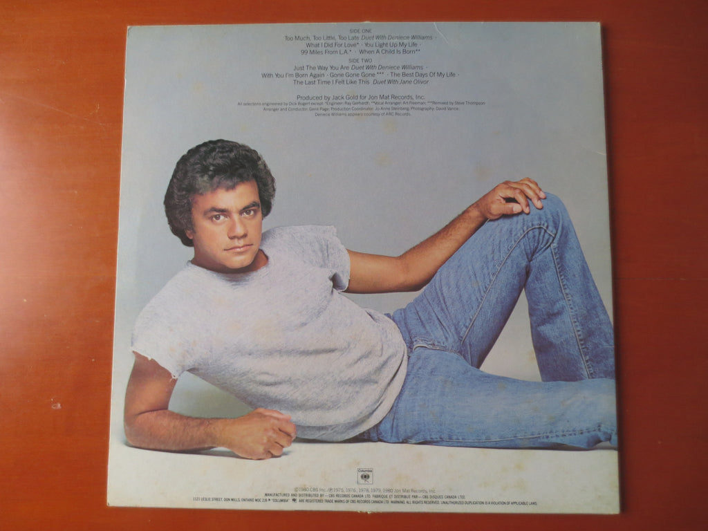 Johnny Mathis – The Best of Johnny Mathis (1980) Vinyl LP