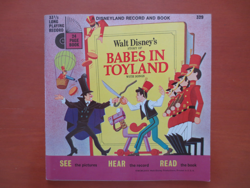 Disney – Babes in Toyland (1978) Vinyl LP with 24-Page Colour Book