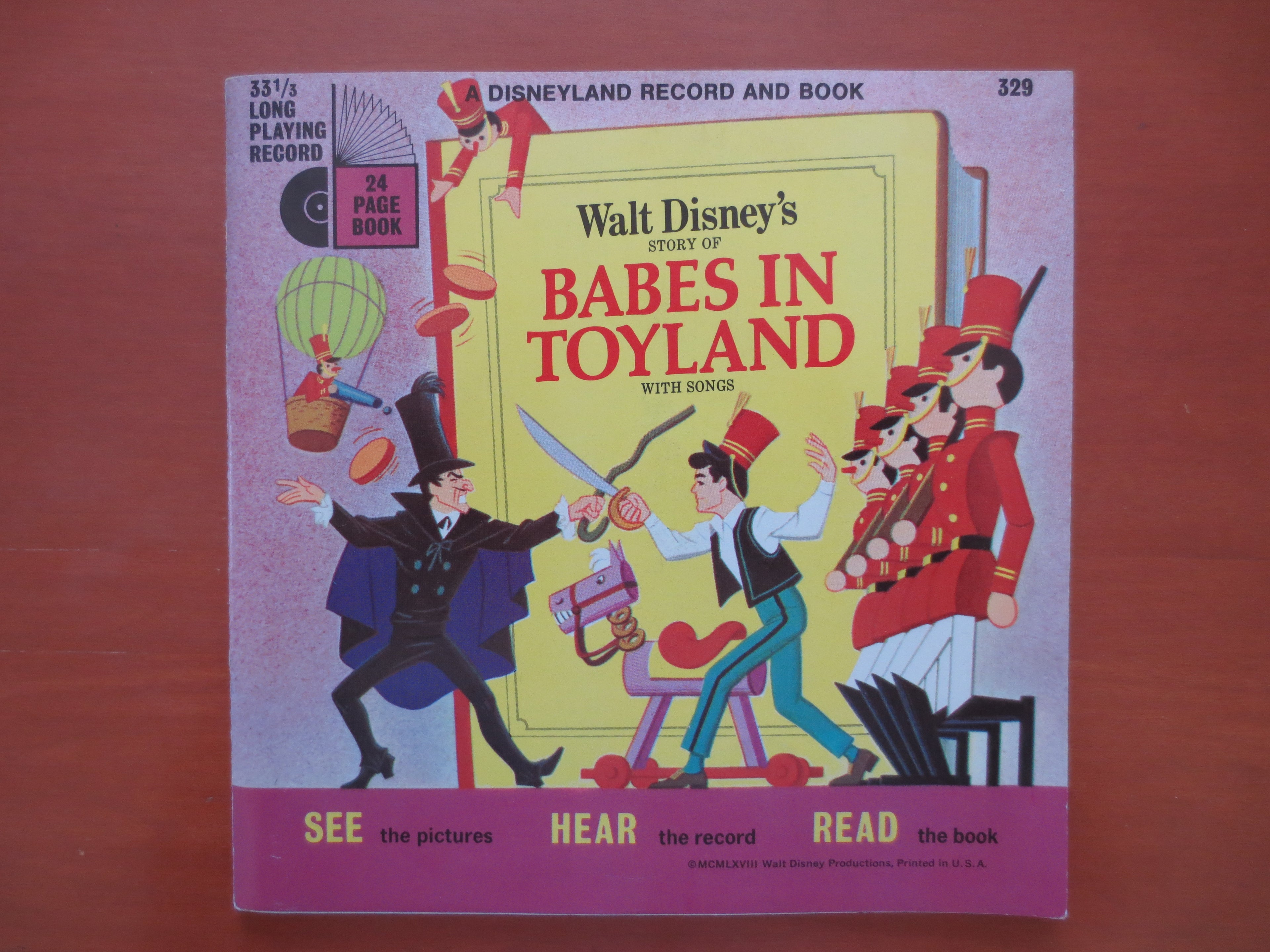 Disney – Babes in Toyland (1978) Vinyl LP with 24-Page Colour Book