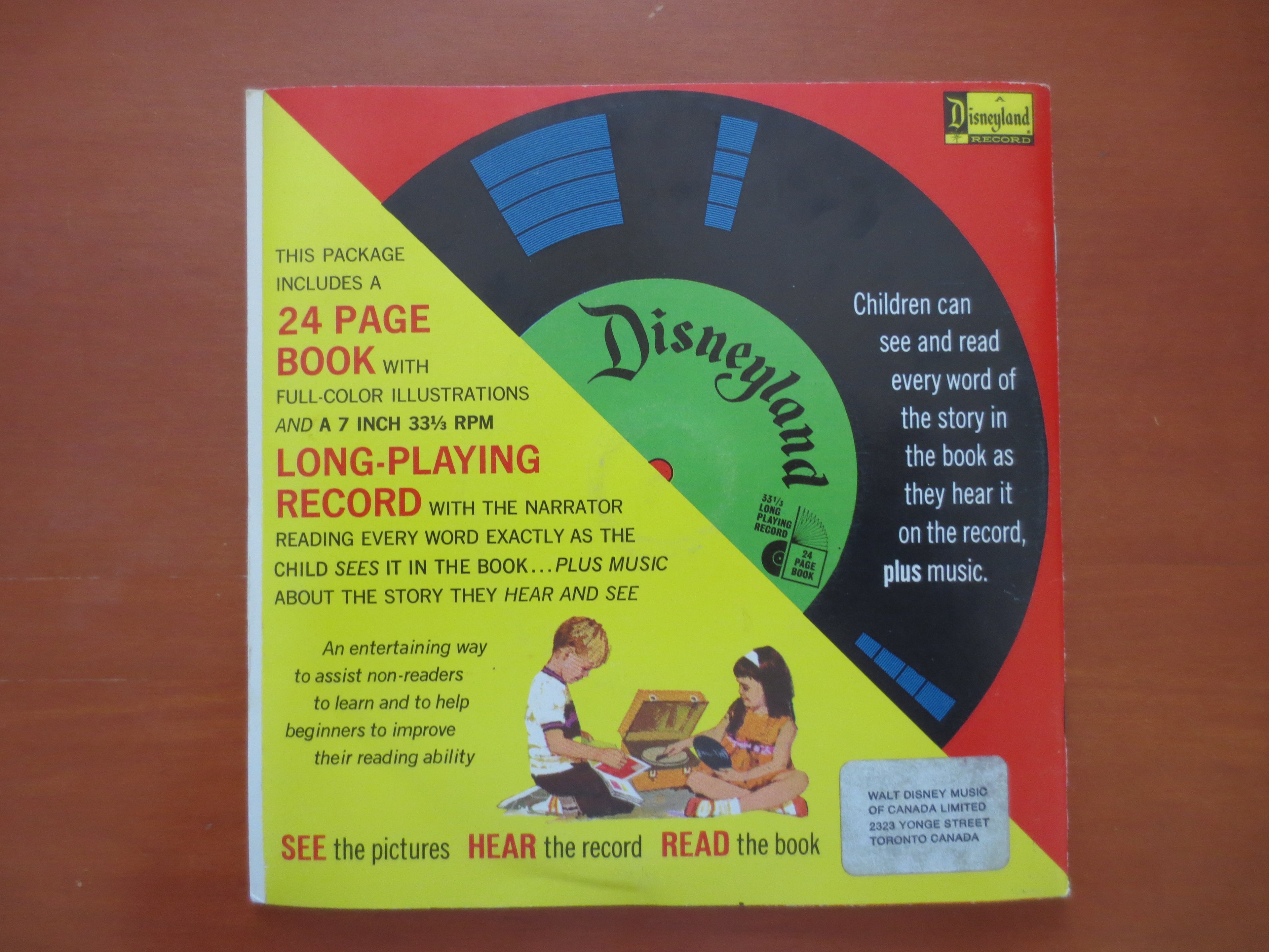 Disney – Babes in Toyland (1978) Vinyl LP with 24-Page Colour Book