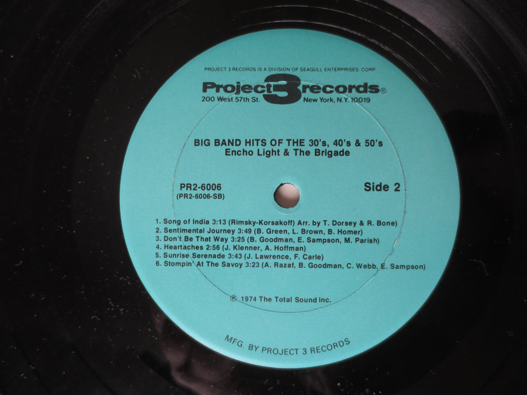 Enoch Light – Big Band Hits: 30's, 40's, 50's (1979) Vinyl 2xLP