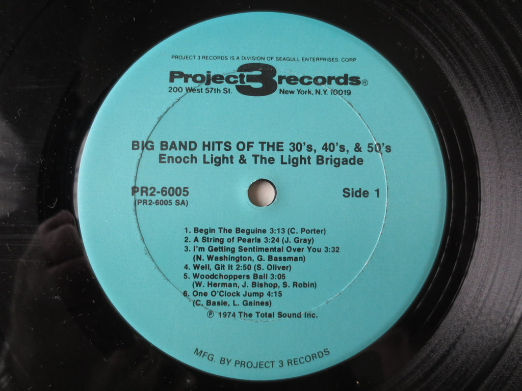 Enoch Light – Big Band Hits: 30's, 40's, 50's (1979) Vinyl 2xLP