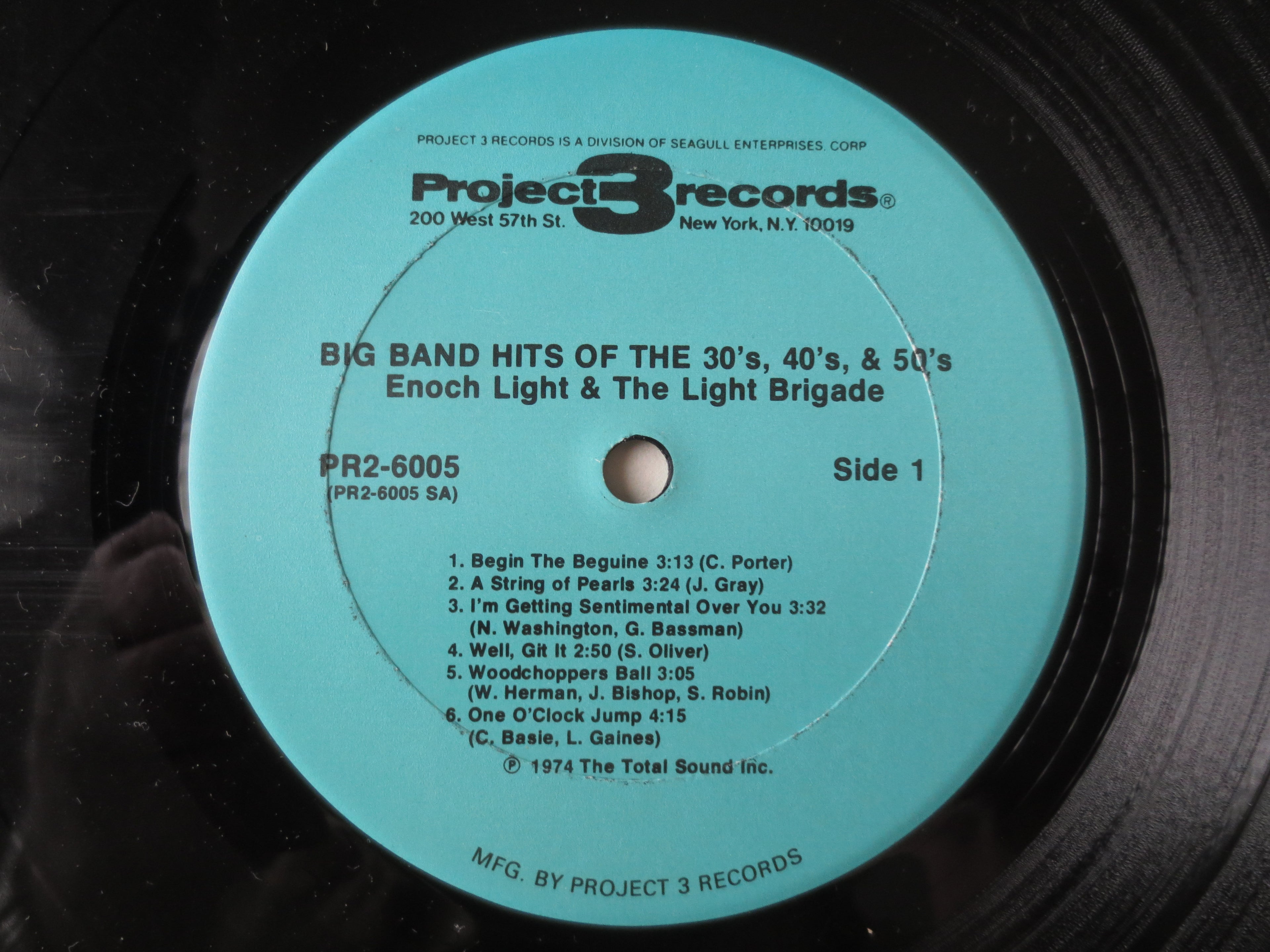 Enoch Light – Big Band Hits: 30's, 40's, 50's (1979) Vinyl 2xLP