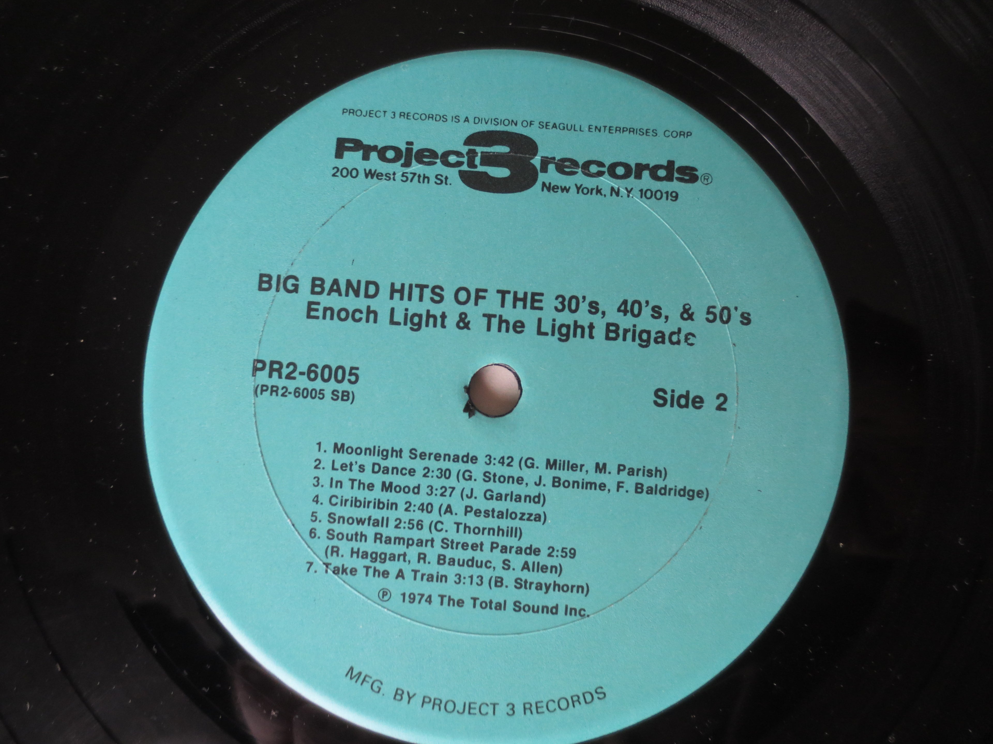 Enoch Light – Big Band Hits: 30's, 40's, 50's (1979) Vinyl 2xLP