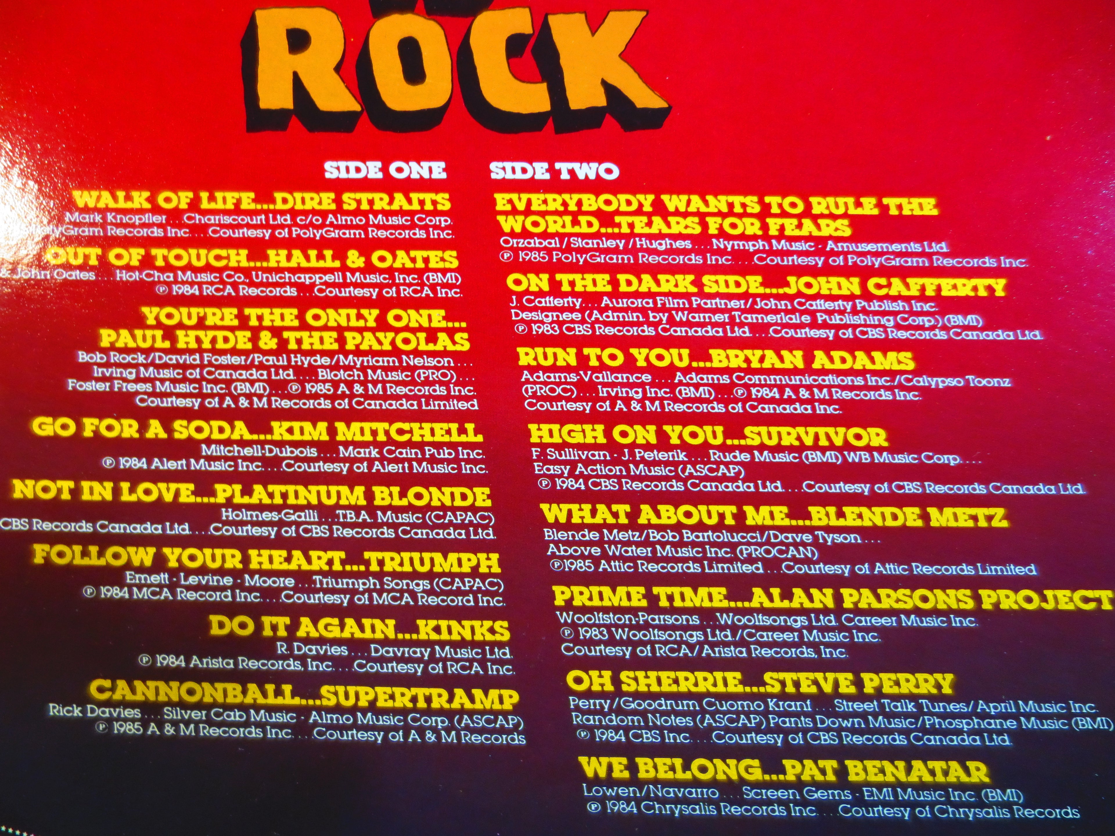 Various Artists – This Is Rock (1985) [Vinyl LP]