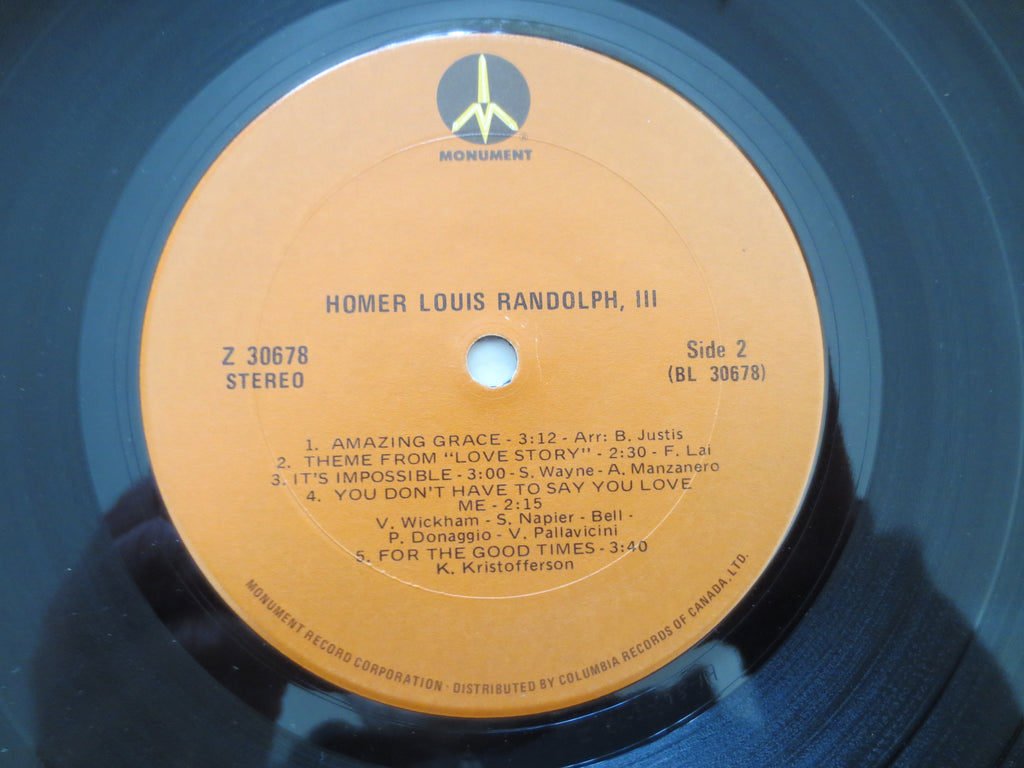 Boots Randolph – Homer Louis Randolph III (1966) Vinyl LP