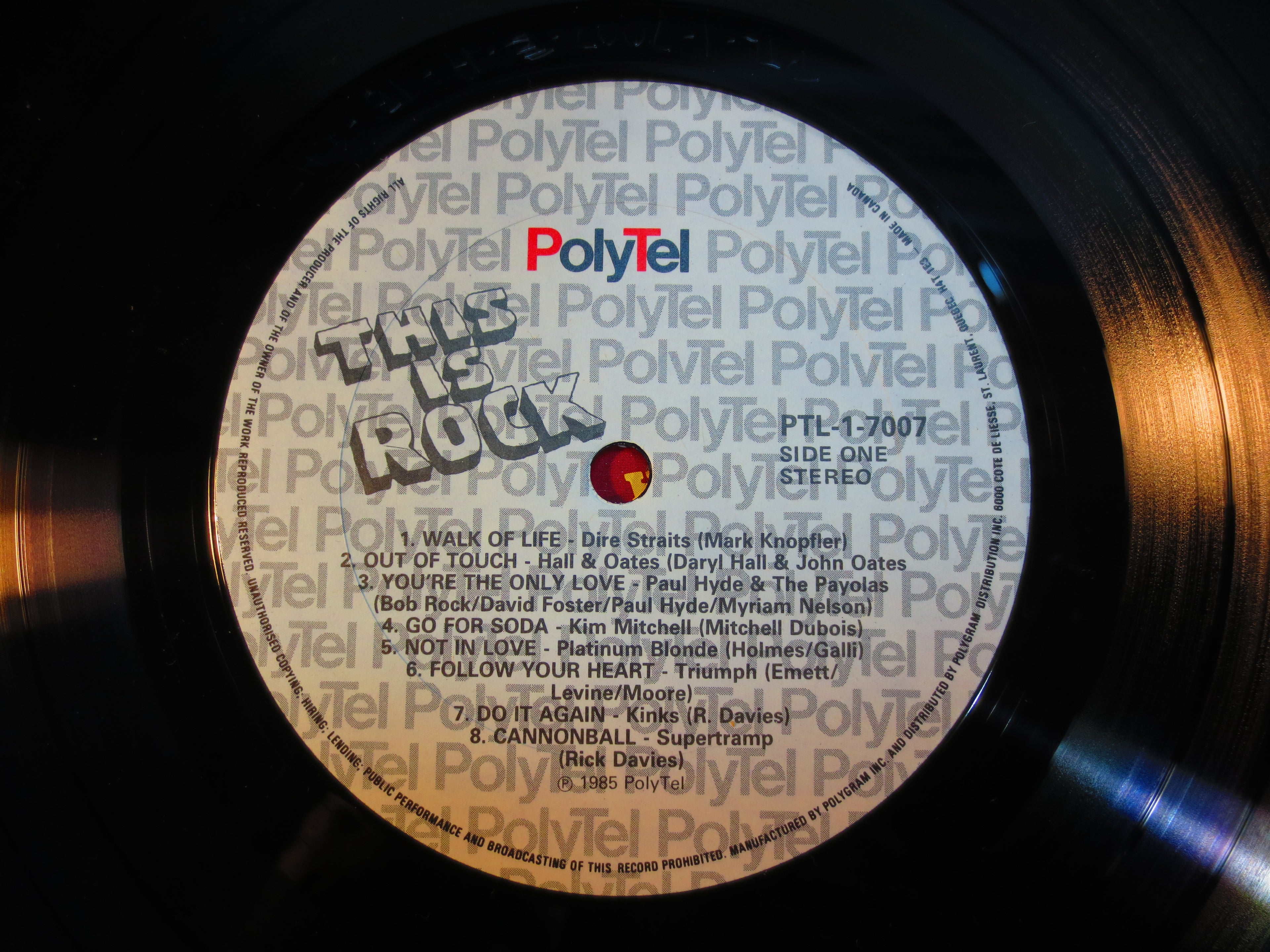 Various Artists – This Is Rock (1985) [Vinyl LP]