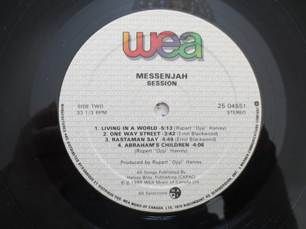 Messenjah – Session (1984) Vinyl LP