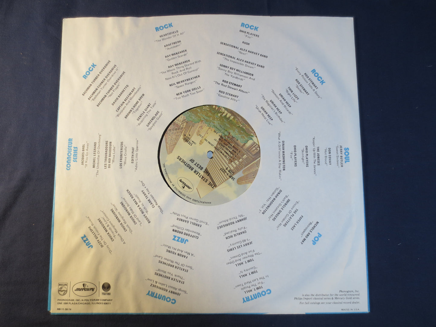 The STATLER BROTHERS, Best of Record, Country Record, Vintage Vinyl, Record Vinyl, Record, Vinyl Record, Vinyl, 1975 Records