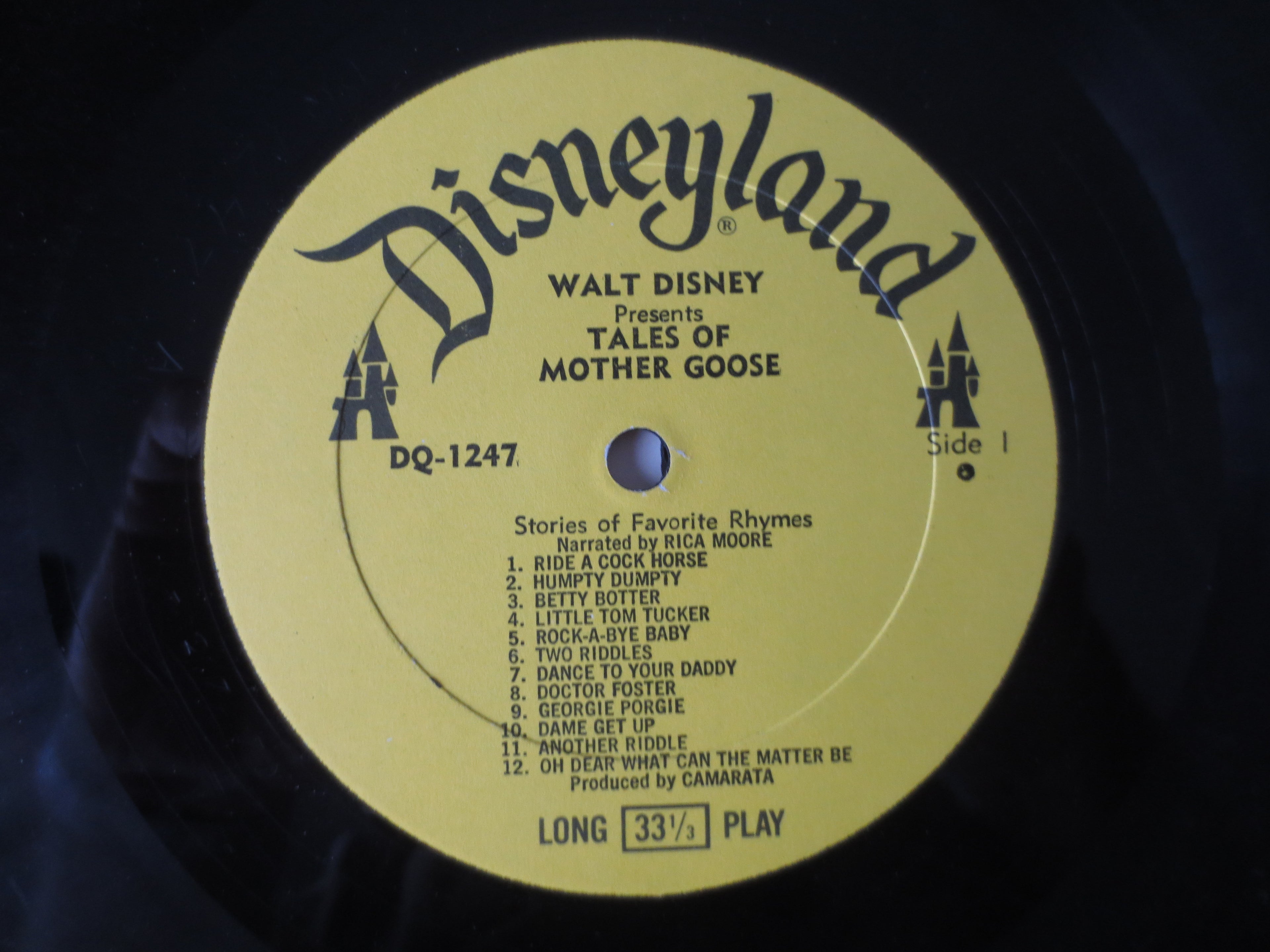 Tales of Mother Goose, Vol. 3 – Disneyland Records (1963) Vinyl LP