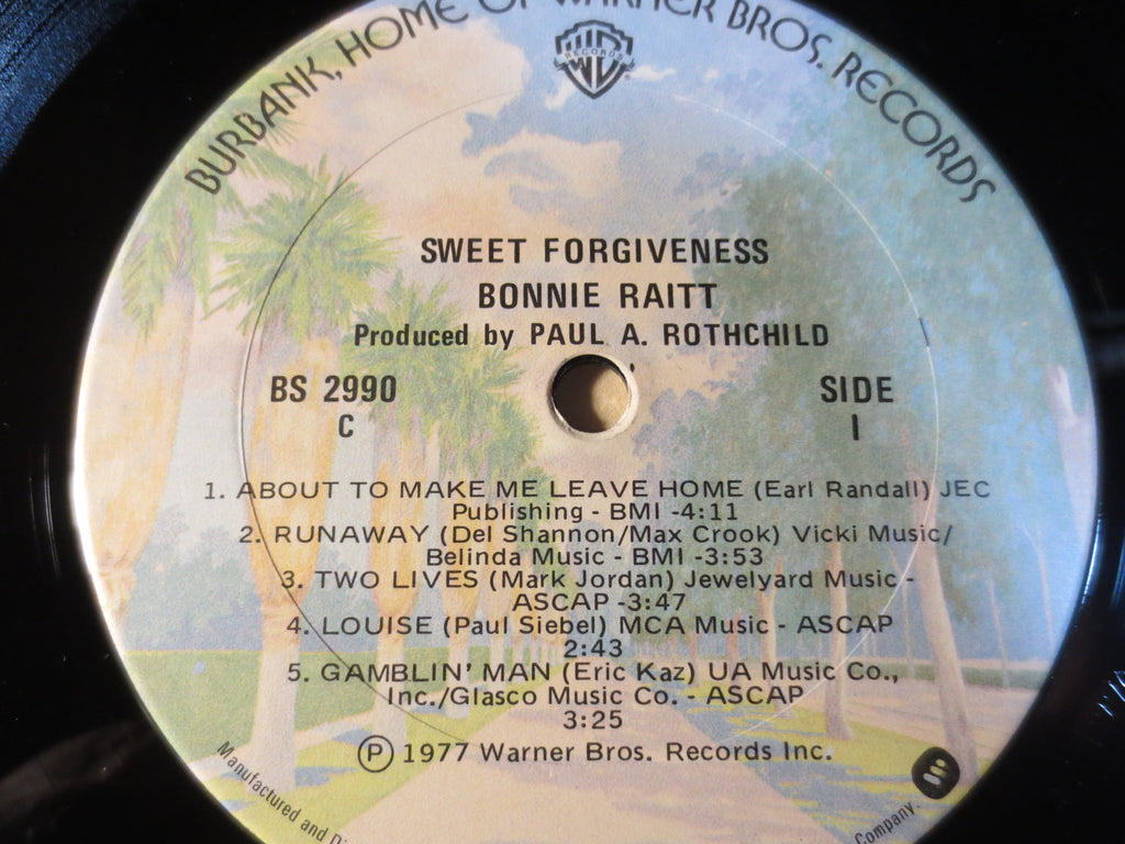 Bonnie Raitt – Sweet Forgiveness (1977) Vinyl LP