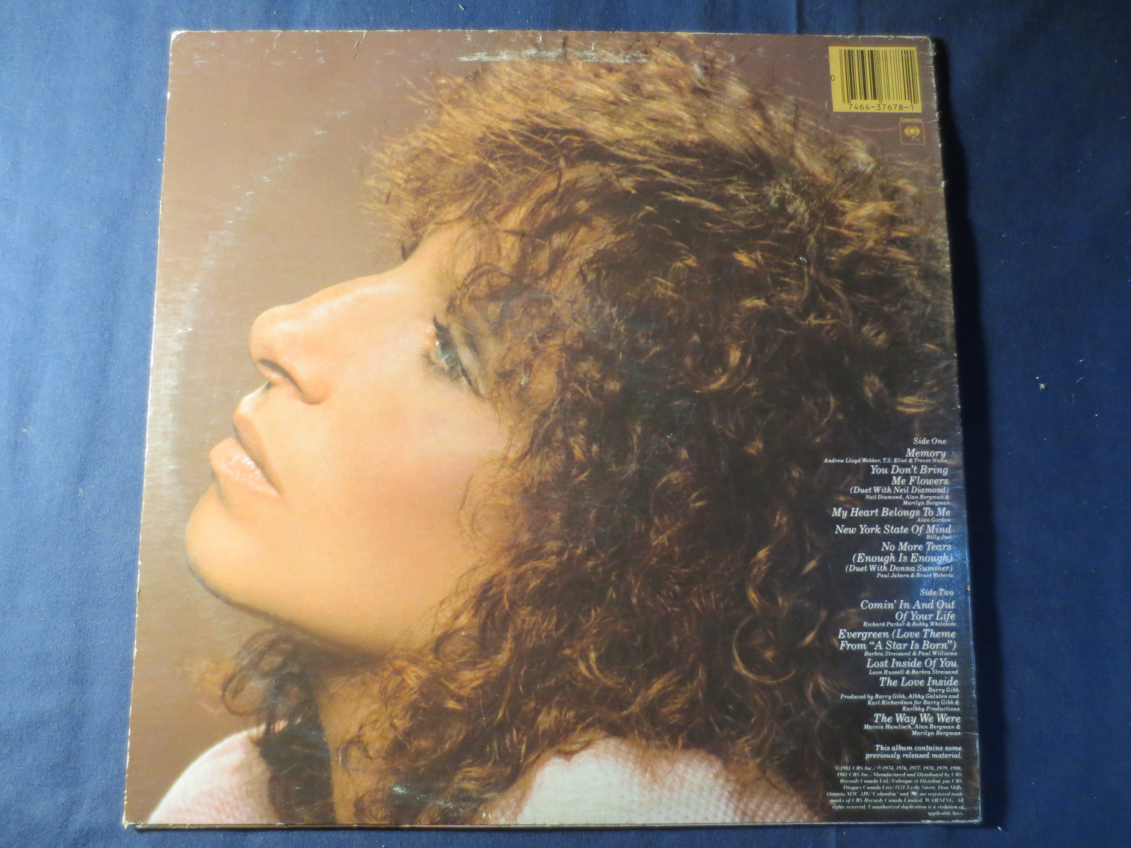 Barbra Streisand – Memories (1981) Vinyl LP