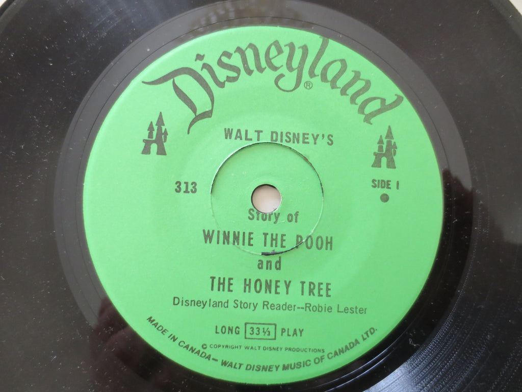 DISNEY Album, WINNIE the POOH, Disneyland Records, Disney Records, Childrens Records, Disney Lp, Vinyl Lp, lp, 1966 Records