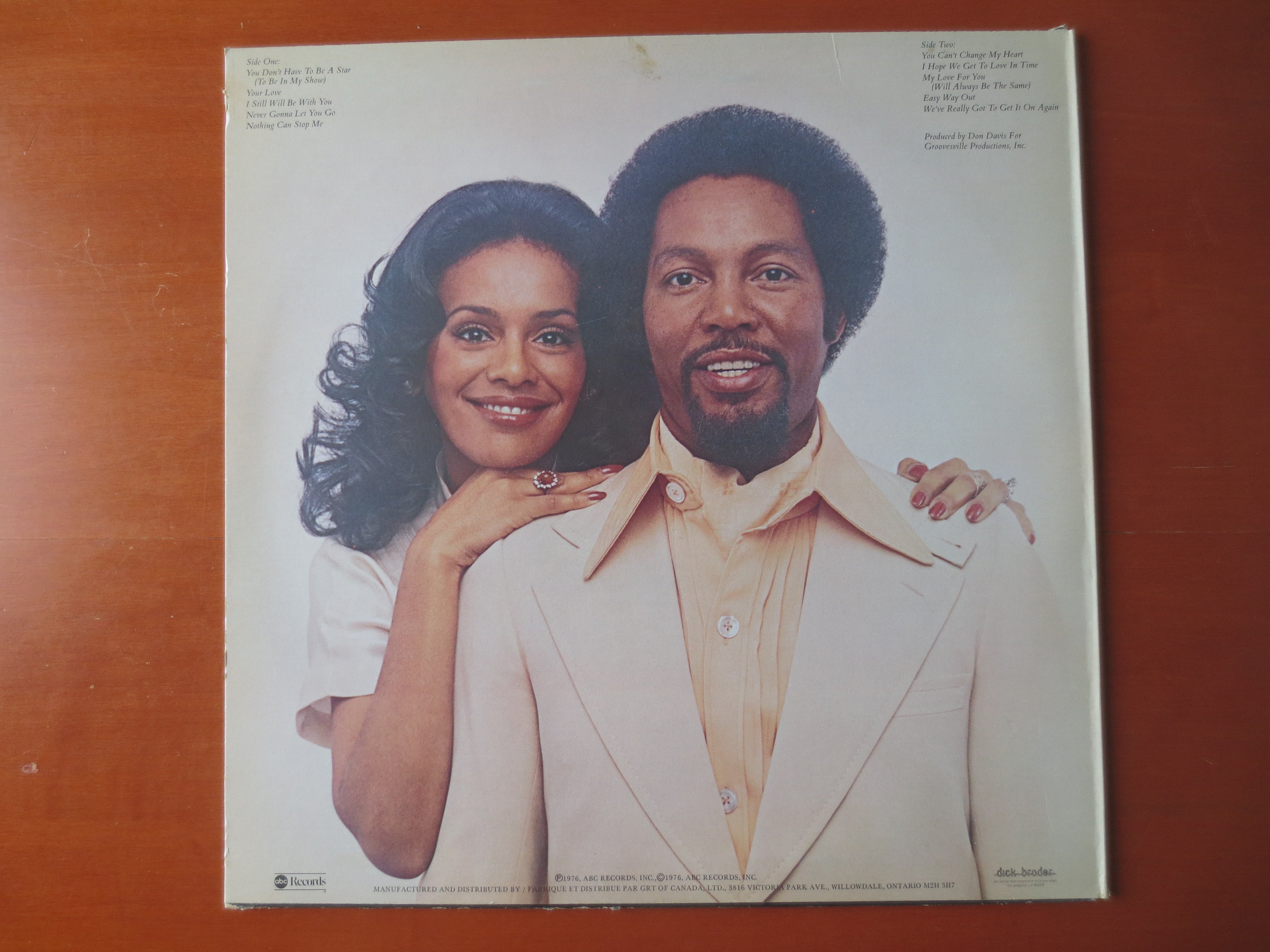 Marilyn McCoo & Billy Davis Jr. – I Hope We Get to Love in Time (1976) Vinyl LP